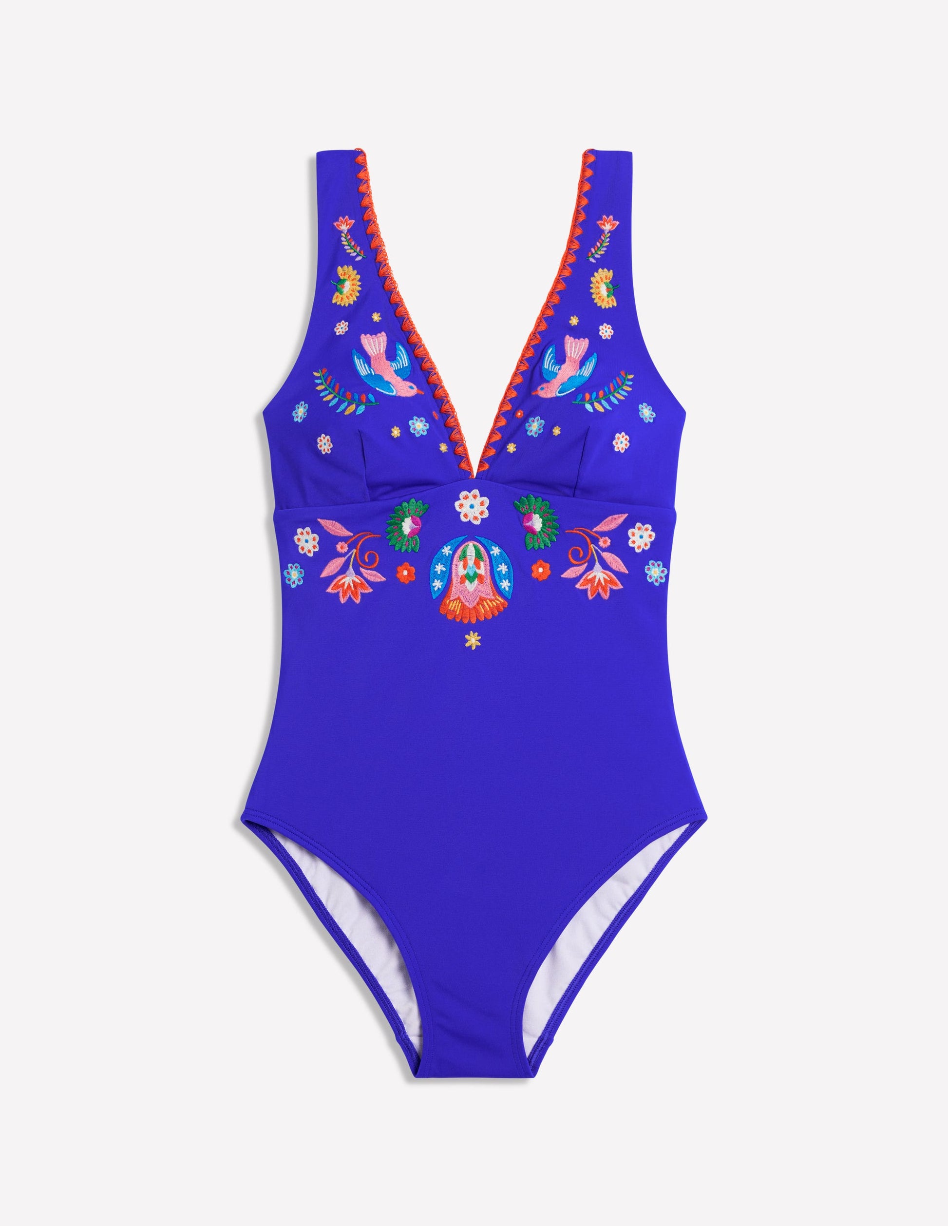 Embroidered Swimsuit-Bright Blue, Embroidered-5