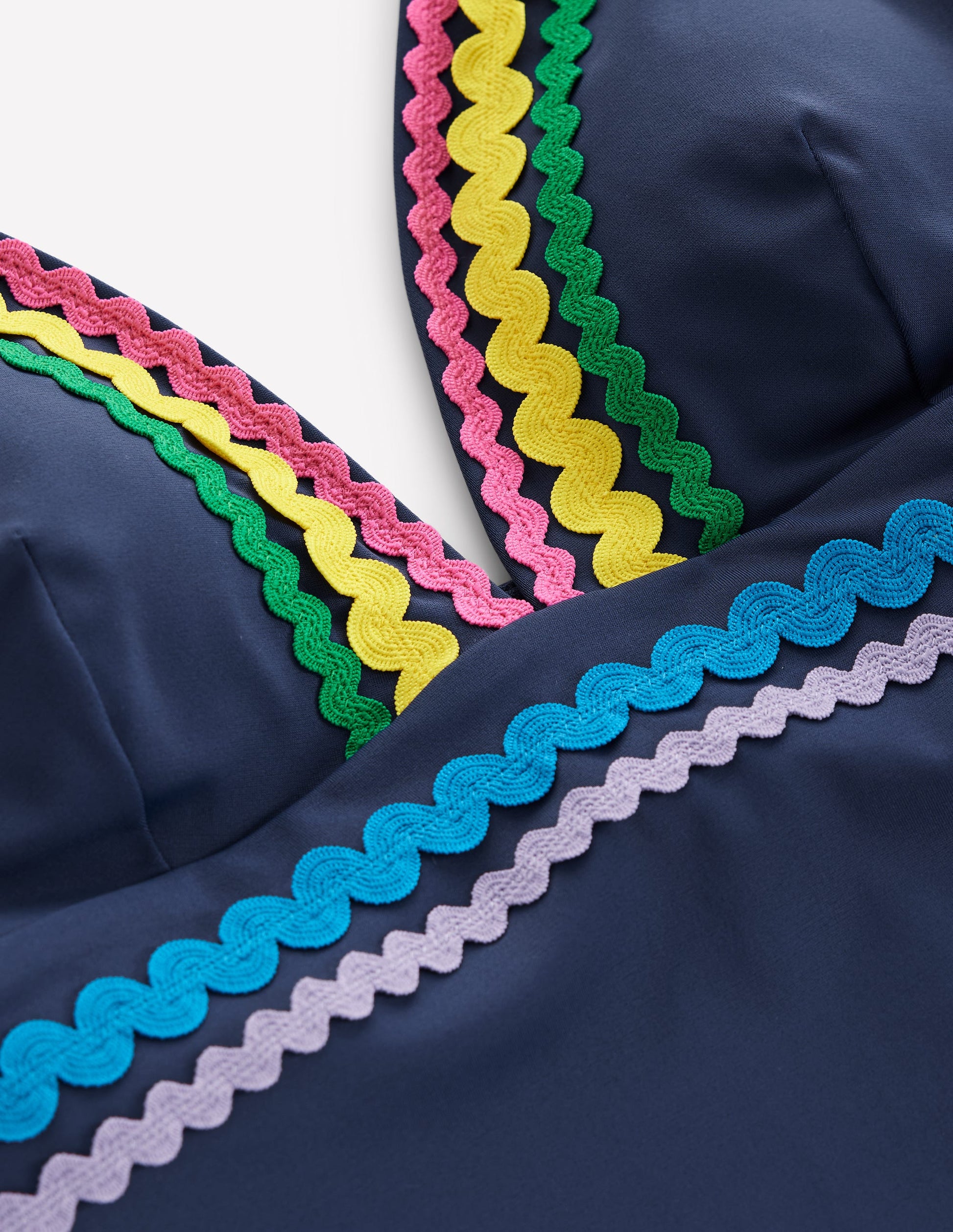 Porto Tankini Top-Navy Rik Rak-6