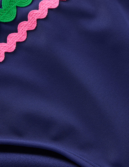 Porto Bikini Bottoms-Navy Rik Rak-6