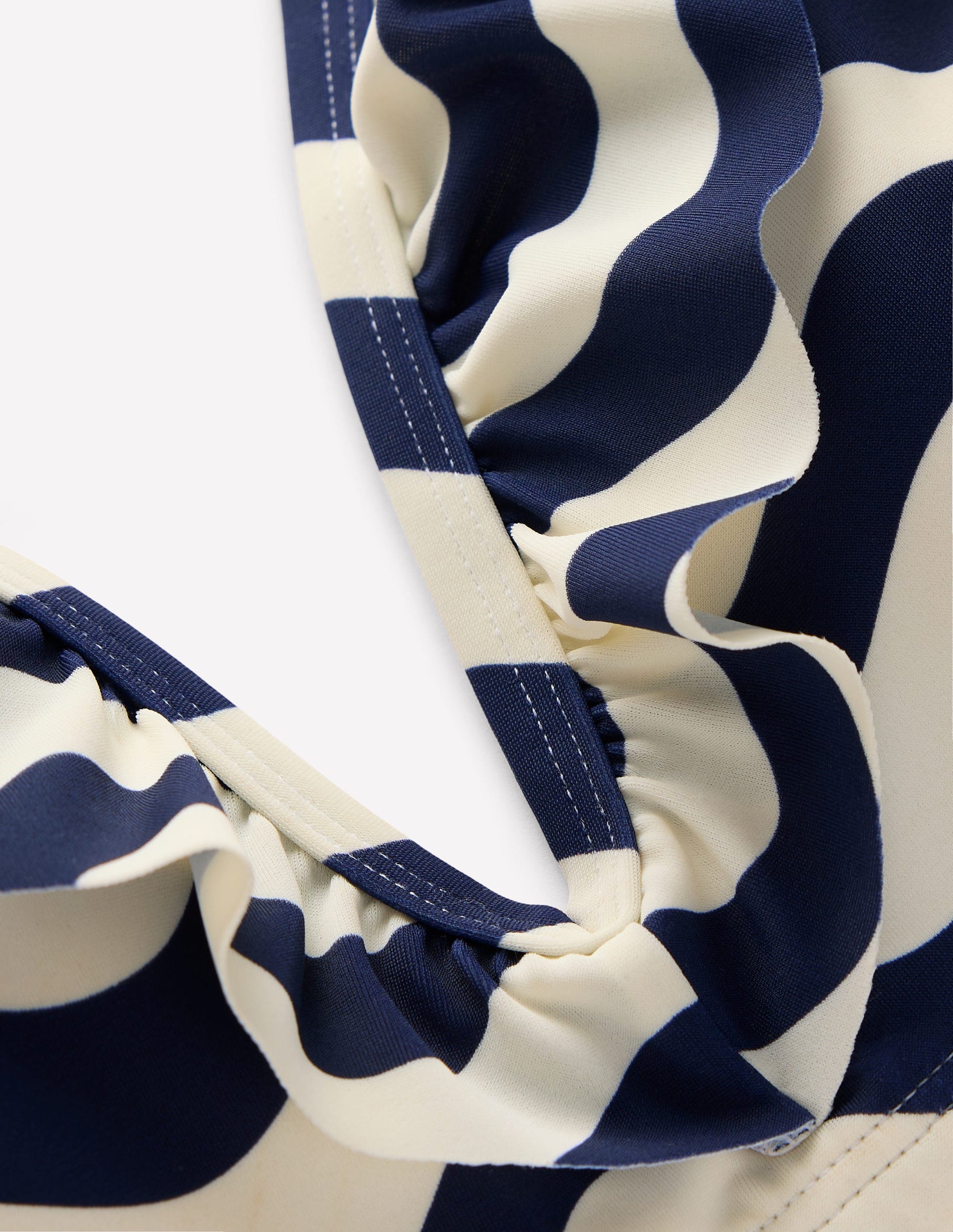 Evia Ruffle Bikini Top-French Navy, Mono Wave-8