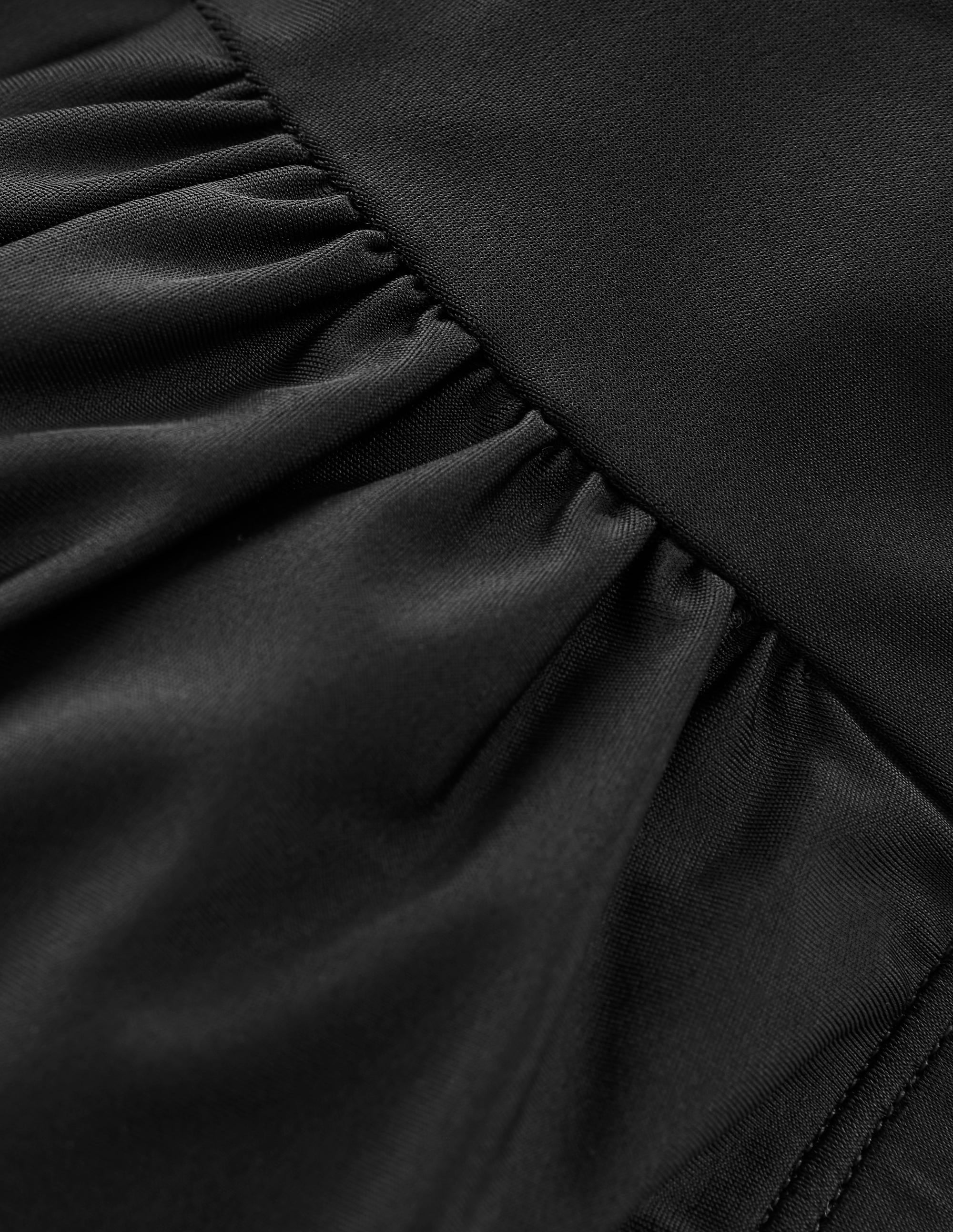 Kythira Ruched Bikini Top-Black - Image 7
