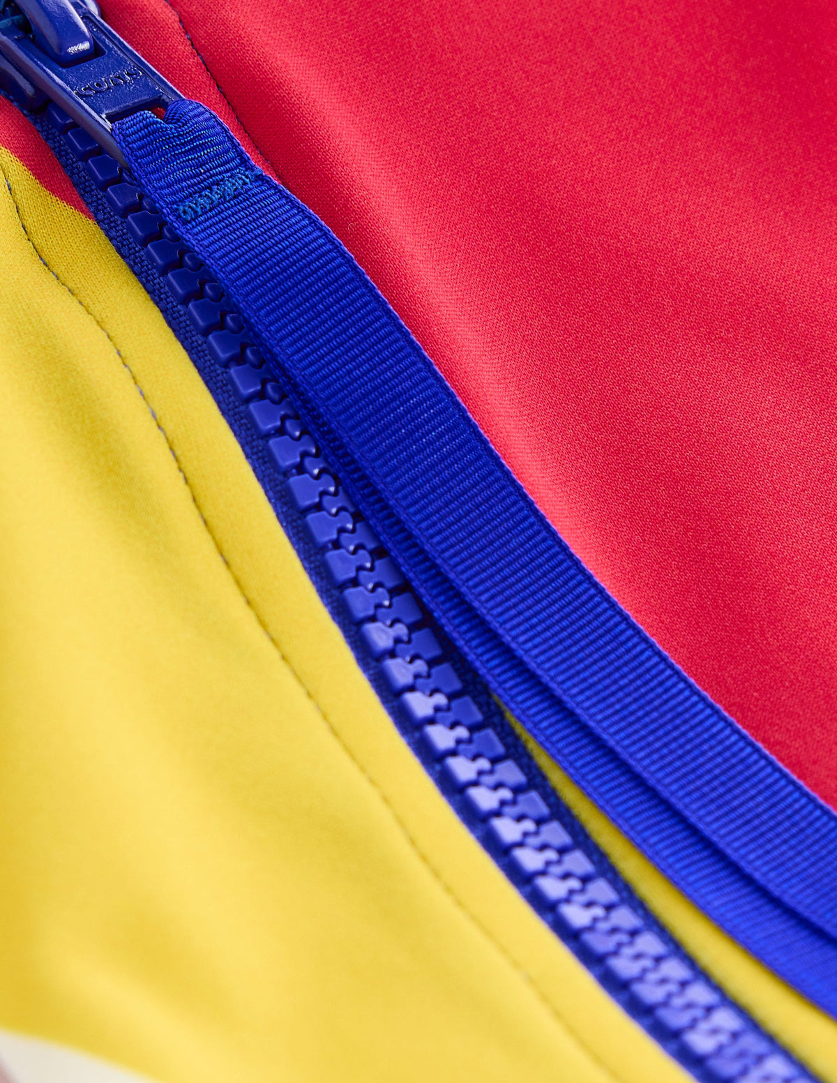 Sporty High Neck Swimsuit-Multi, Rainbow Cascade - Image 7