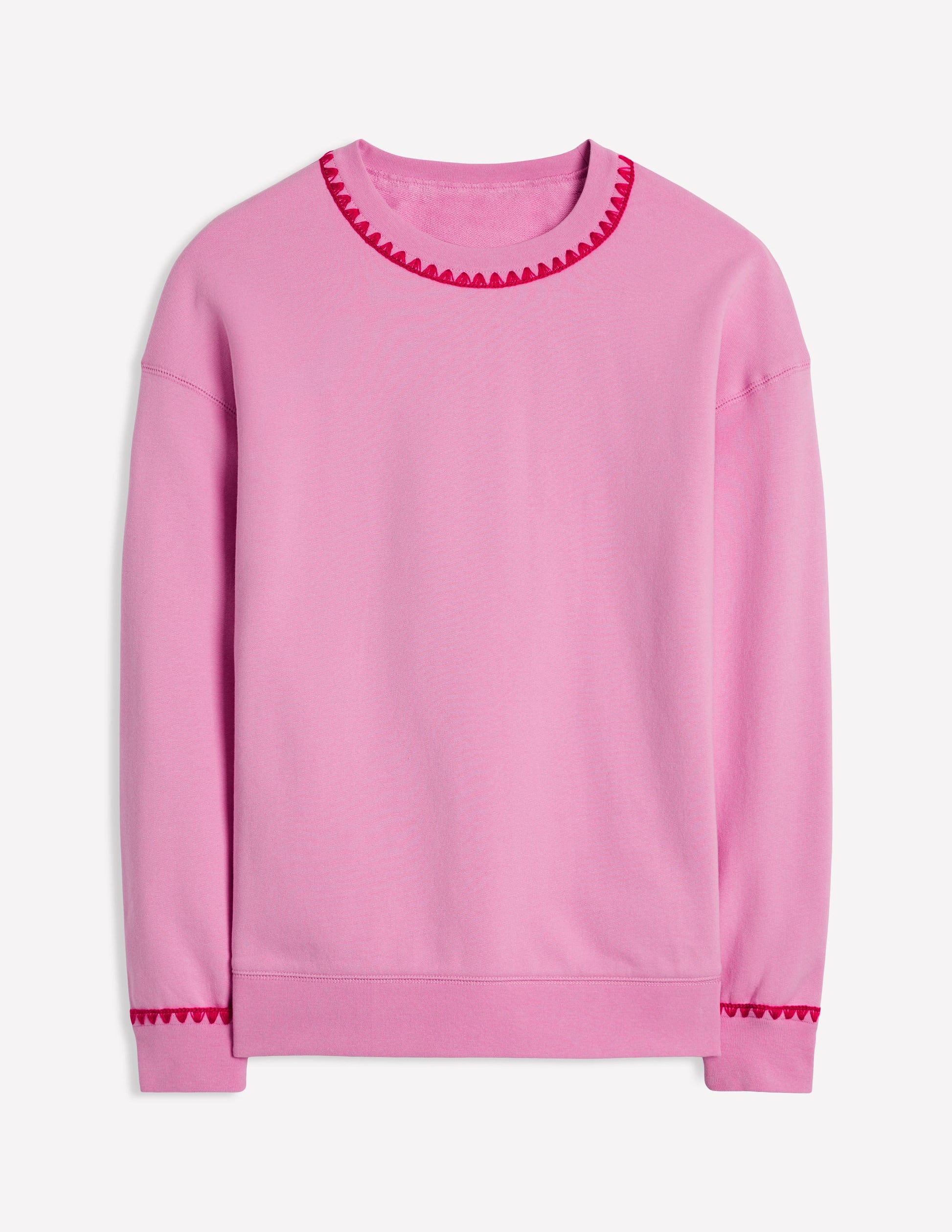 Emi Embroidered Sweatshirt-Soft Lavender-6