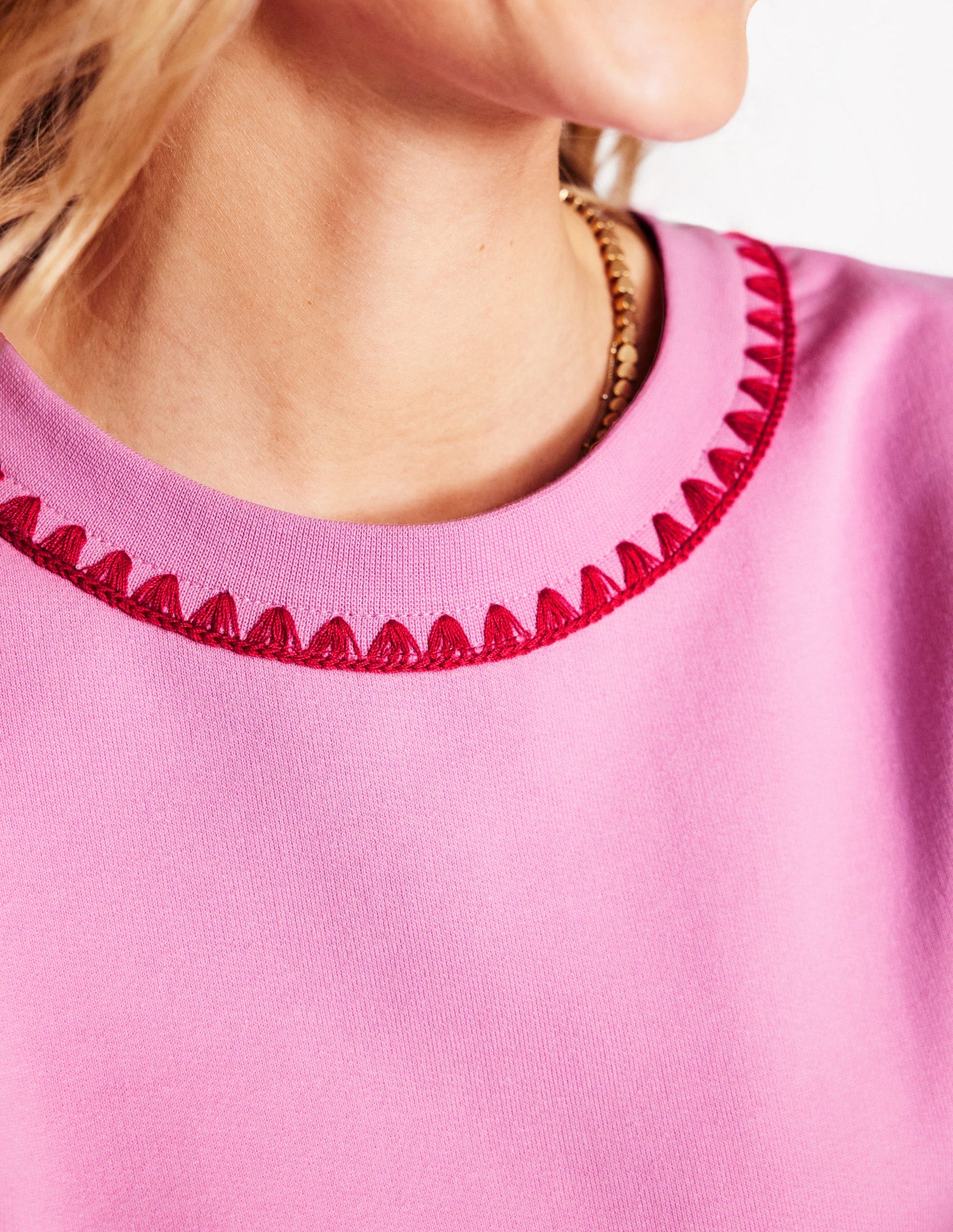 Emi Embroidered Sweatshirt-Soft Lavender-2