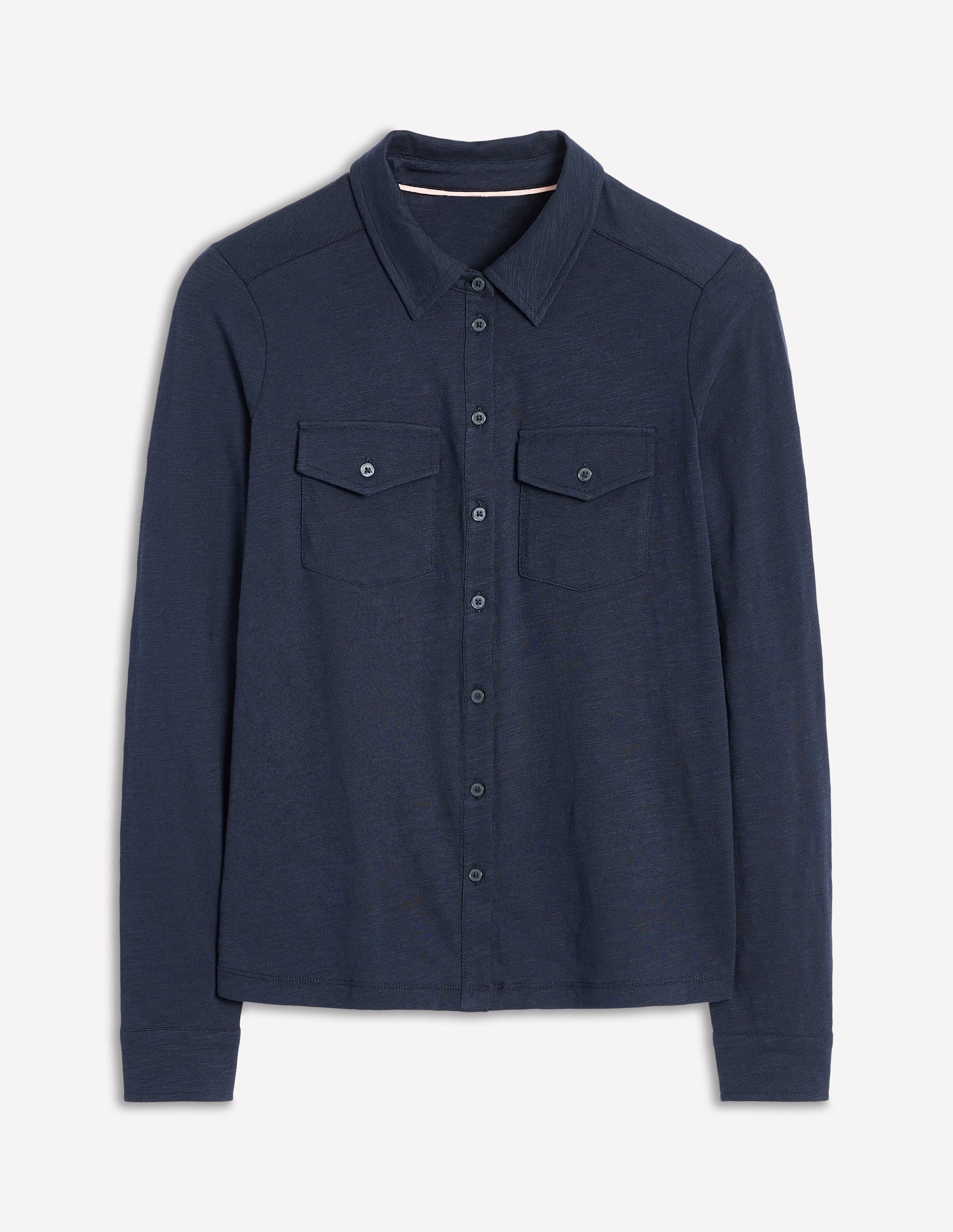 Amy Jersey Shirt-Navy - Image 5