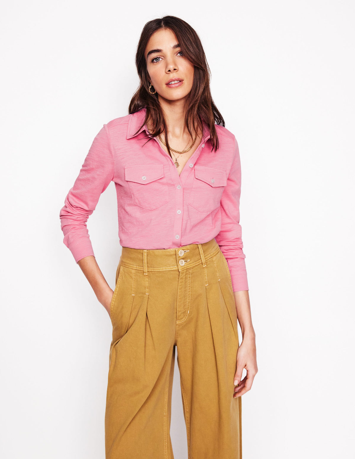 Amy Jersey Shirt-Formica Pink - Image 4