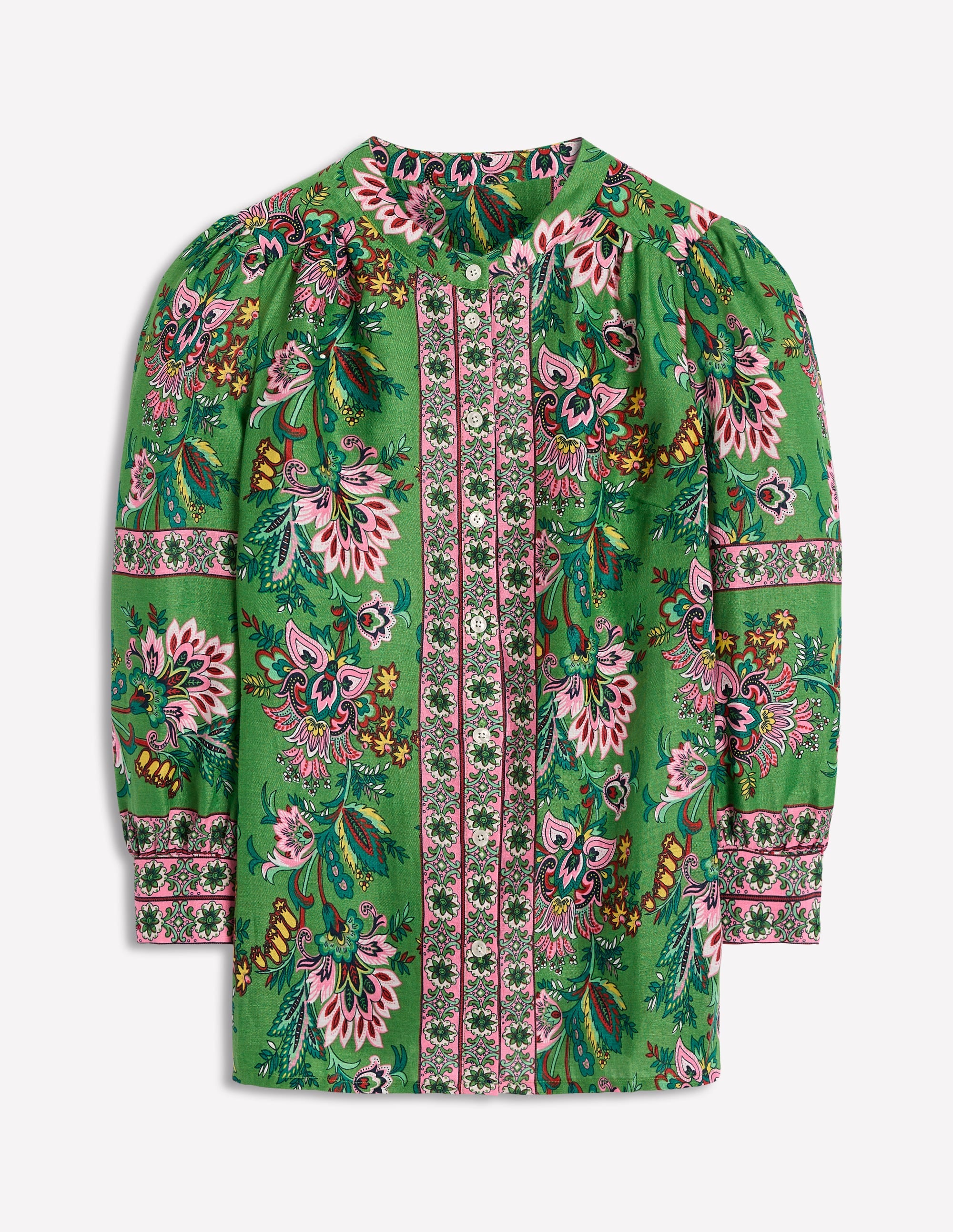Alicia Linen Top-Botanica Terrace - Image 7