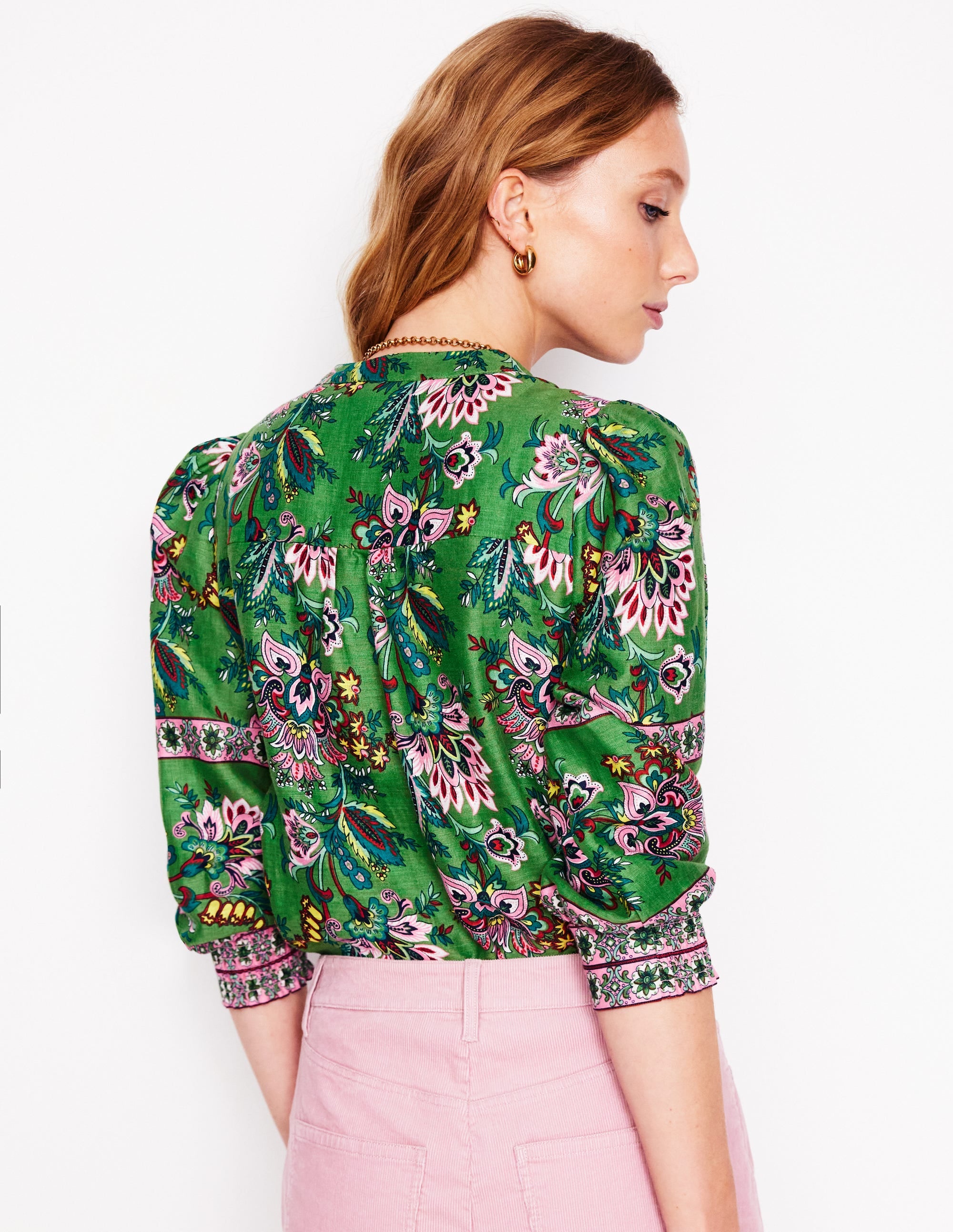 Alicia Linen Top-Botanica Terrace - Image 4