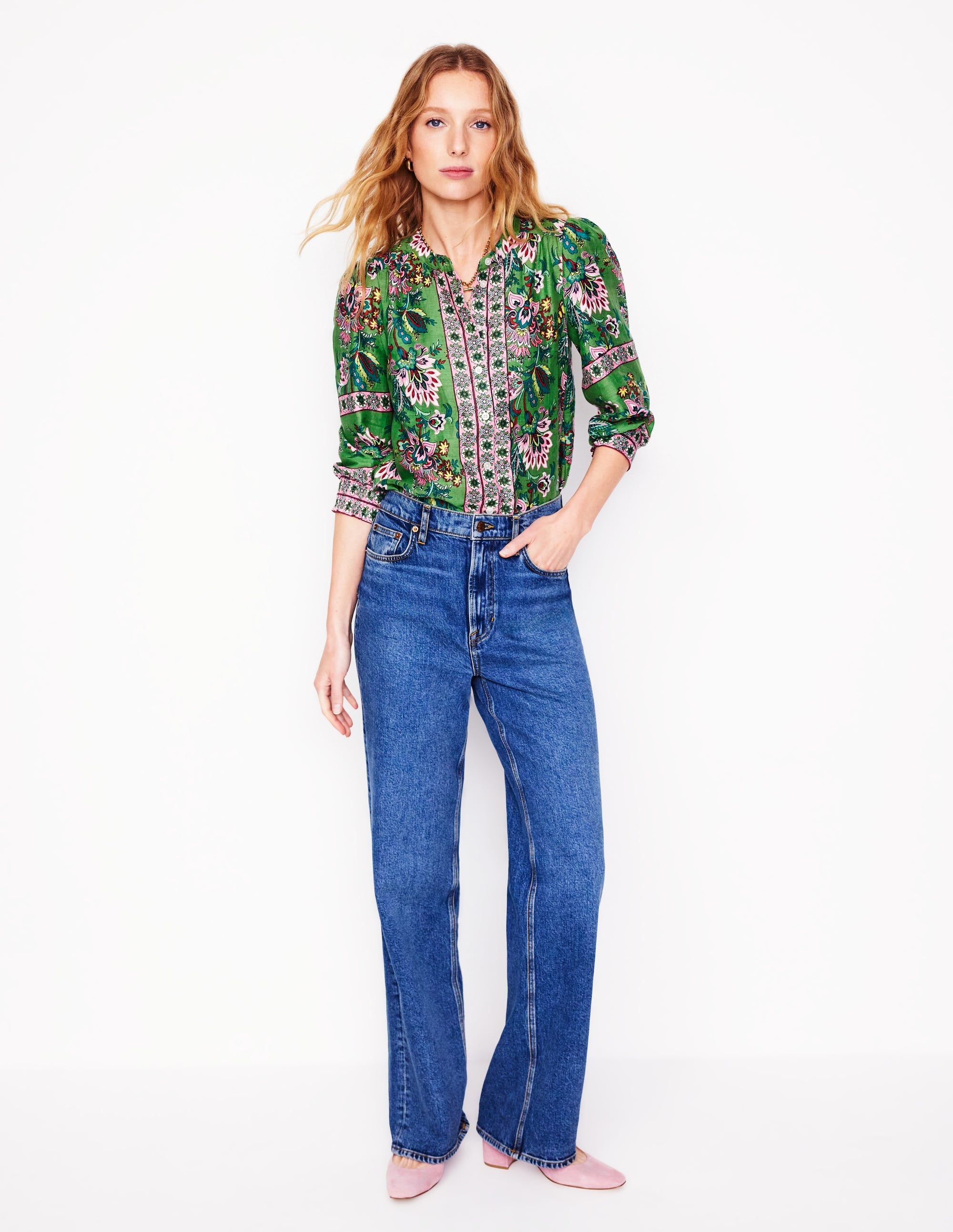 Alicia Linen Top-Botanica Terrace - Image 6