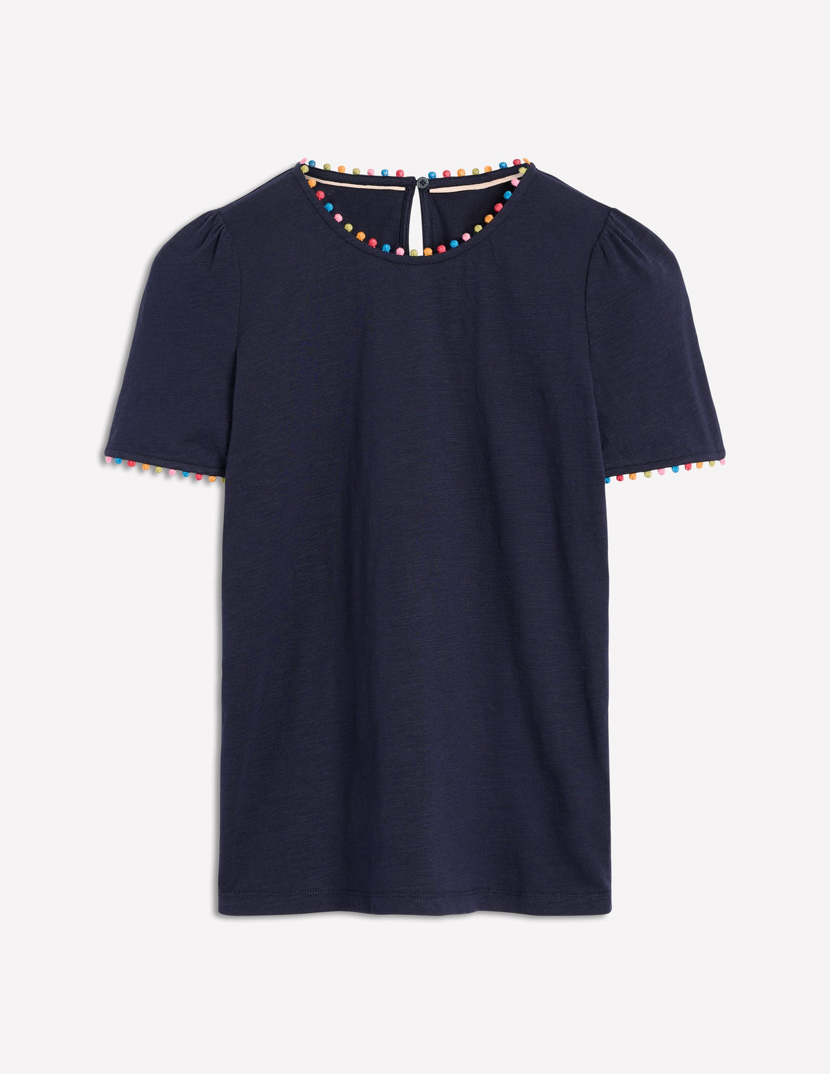 Ali Jersey T-Shirt-Navy, Multi - Image 5