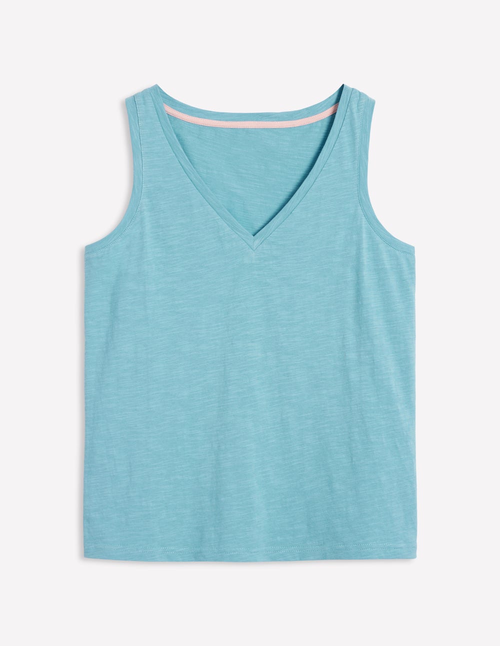 Sophie Slub Vest-Duck Egg Blue - Image 5