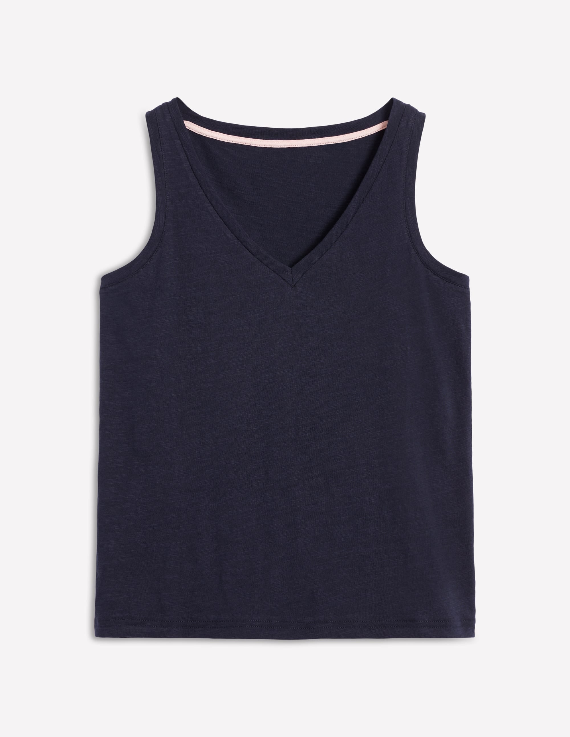 Sophie Slub Vest-Navy - Image 5
