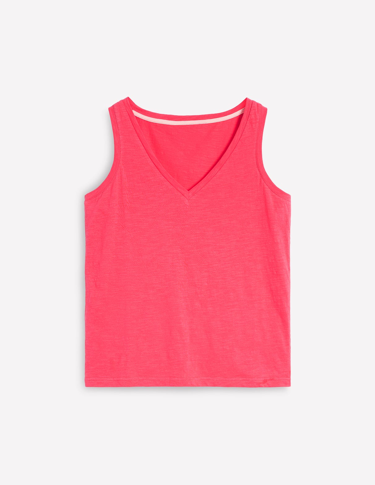 Sophie Slub Vest-Camelia Pink - Image 5