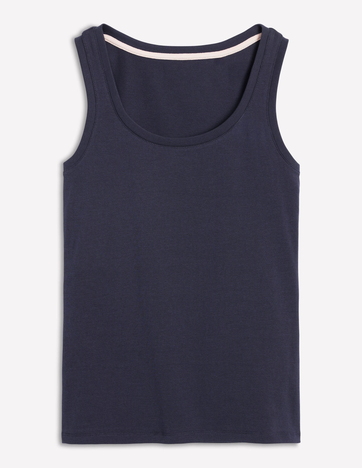 Essential Scoop-Neck Vest-Navy - Image 4