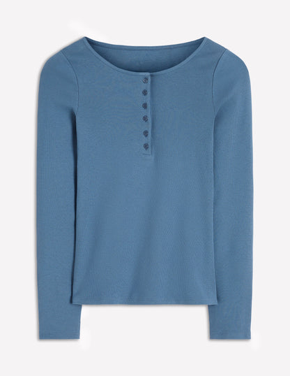 Rib Henley-Captain Blue-4