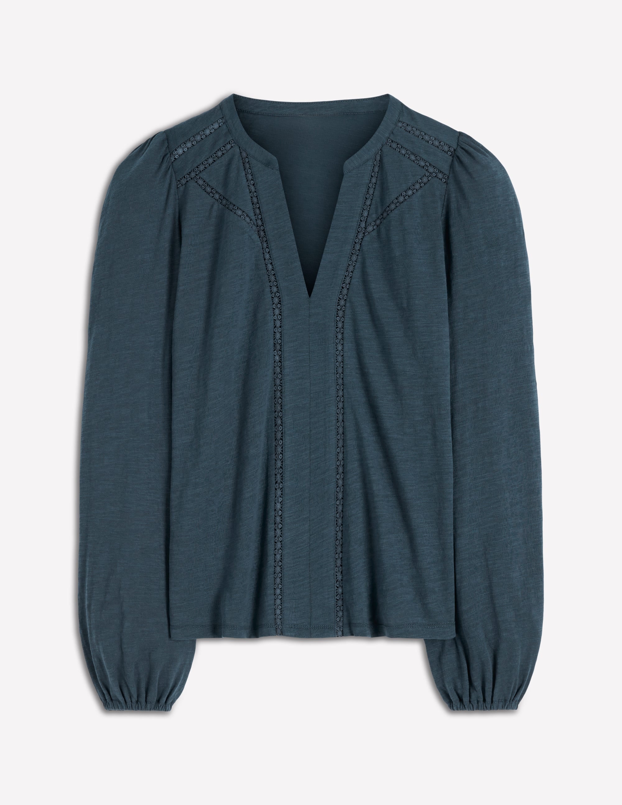 Poppy Long Sleeve Top-Moonlight Ocean - Image 4