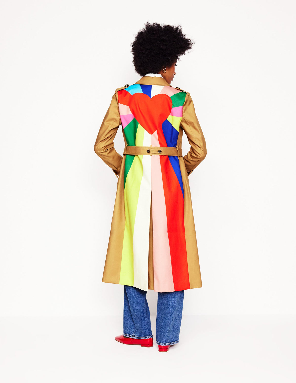 Cheltenham Trench Coat-Multi, Heart Spectrum - Image 2