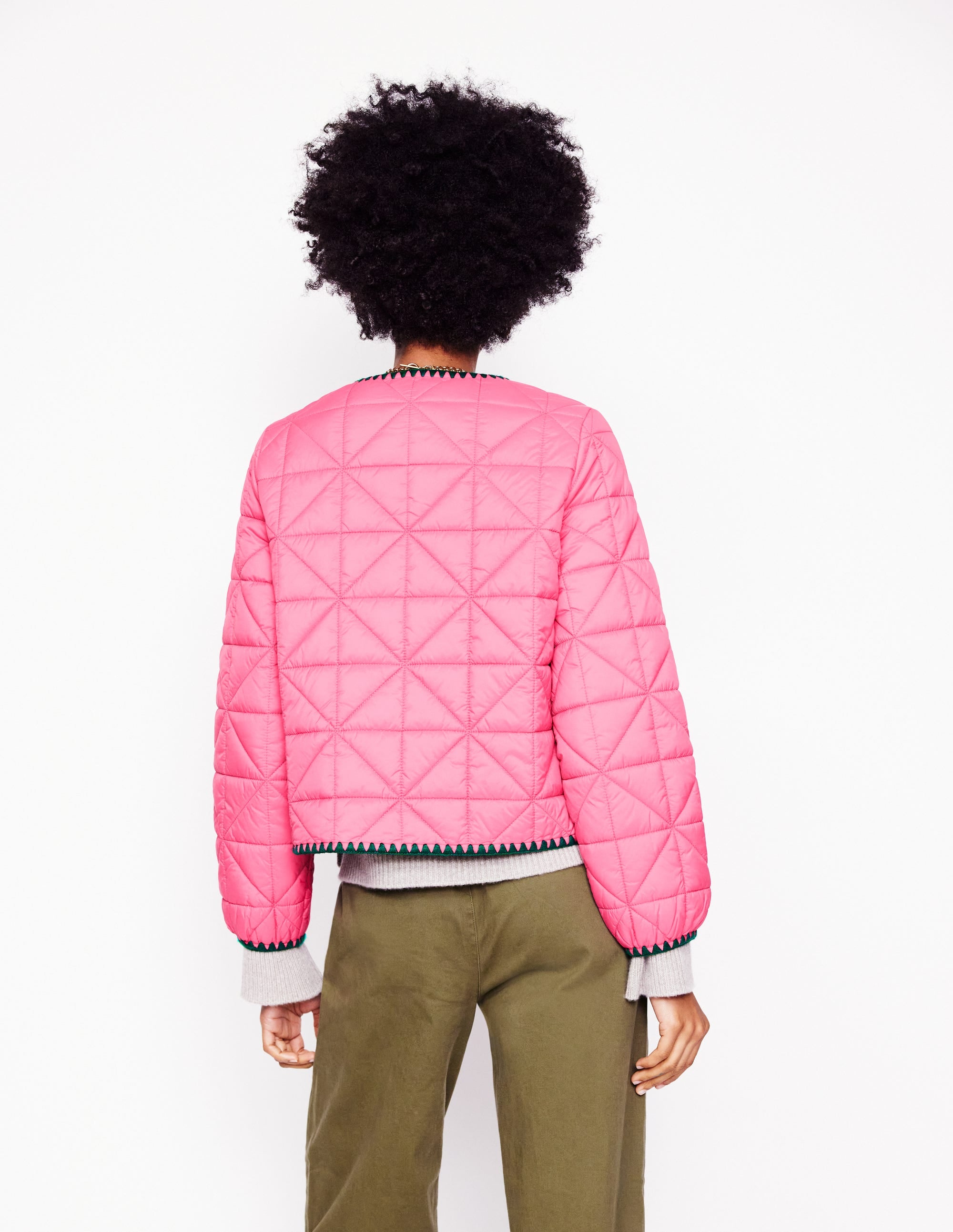 Highbury Casual Jacket-Sorbet Pink - Image 3
