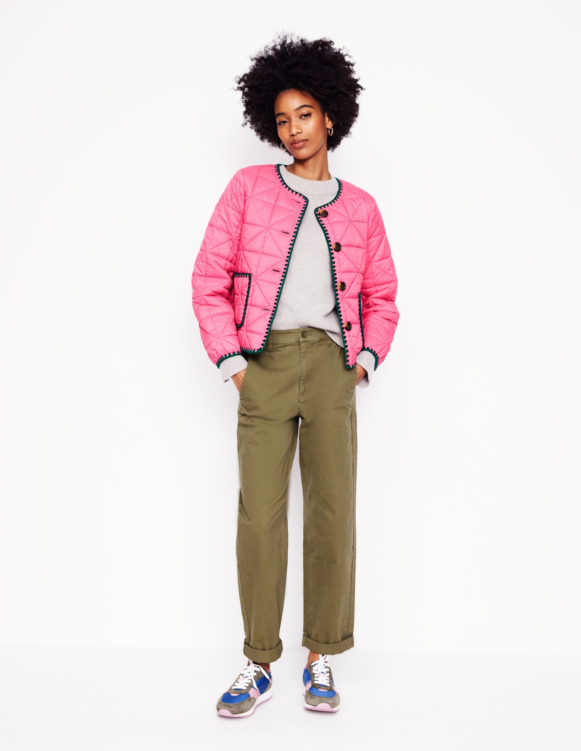 Highbury Casual Jacket-Sorbet Pink - Image 5