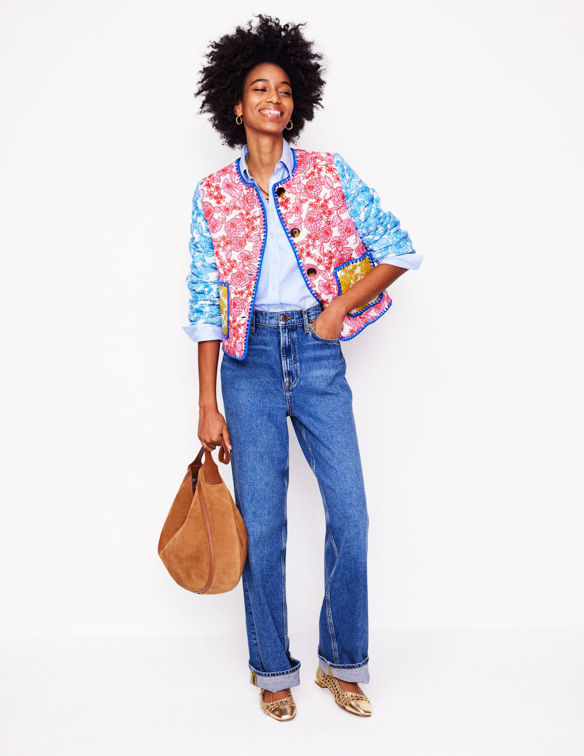 Chelsea Quilted Jacket-Blossom Cascade - Image 4