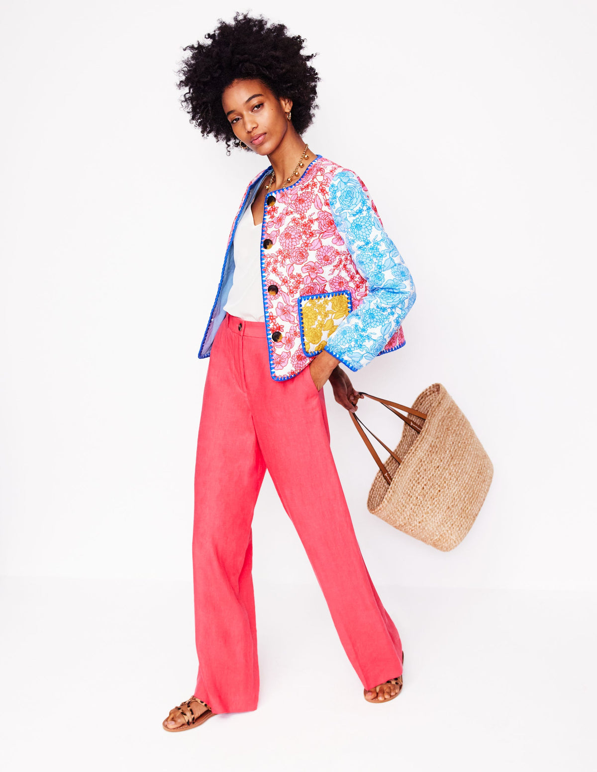Chelsea Quilted Jacket-Blossom Cascade - Image 5