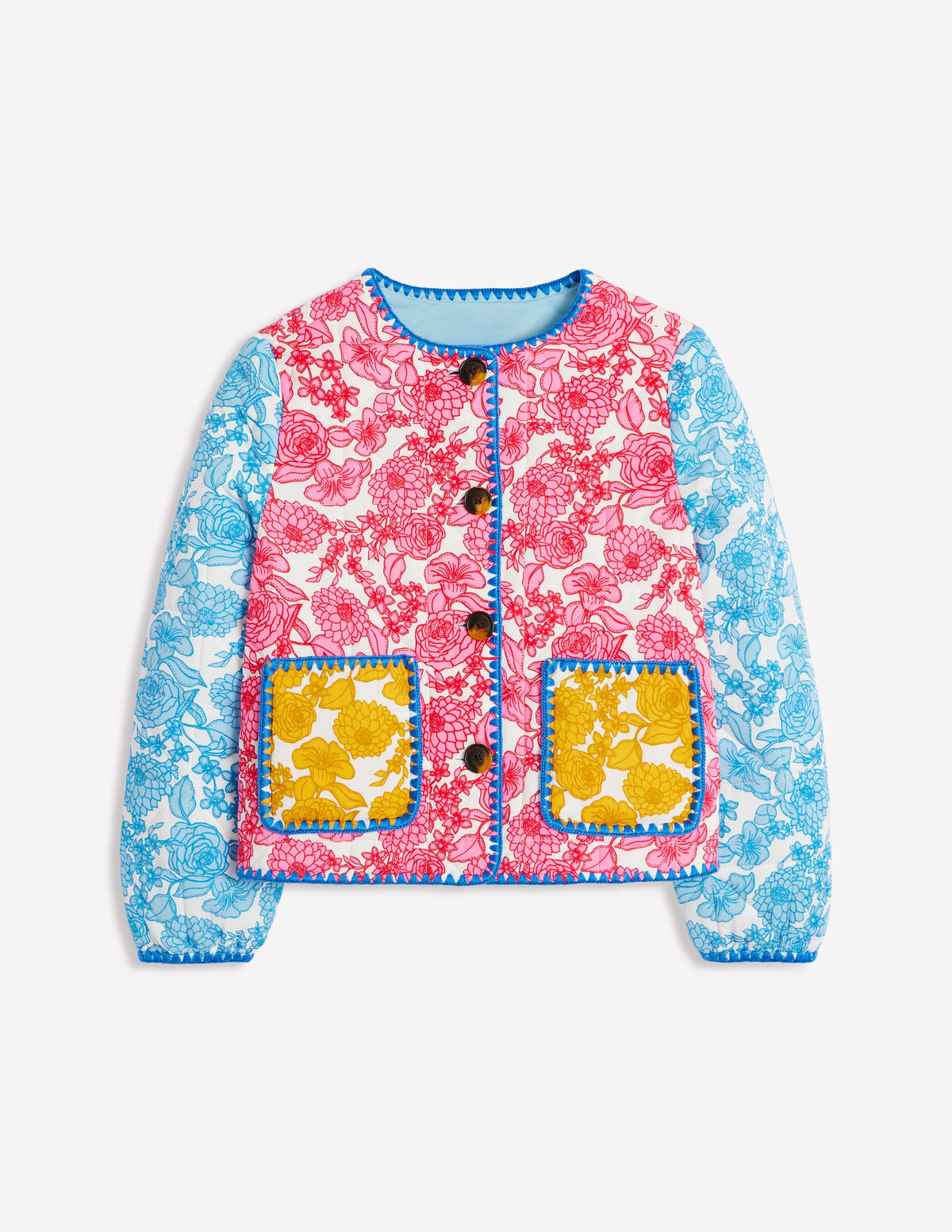 Chelsea Quilted Jacket-Blossom Cascade - Image 7