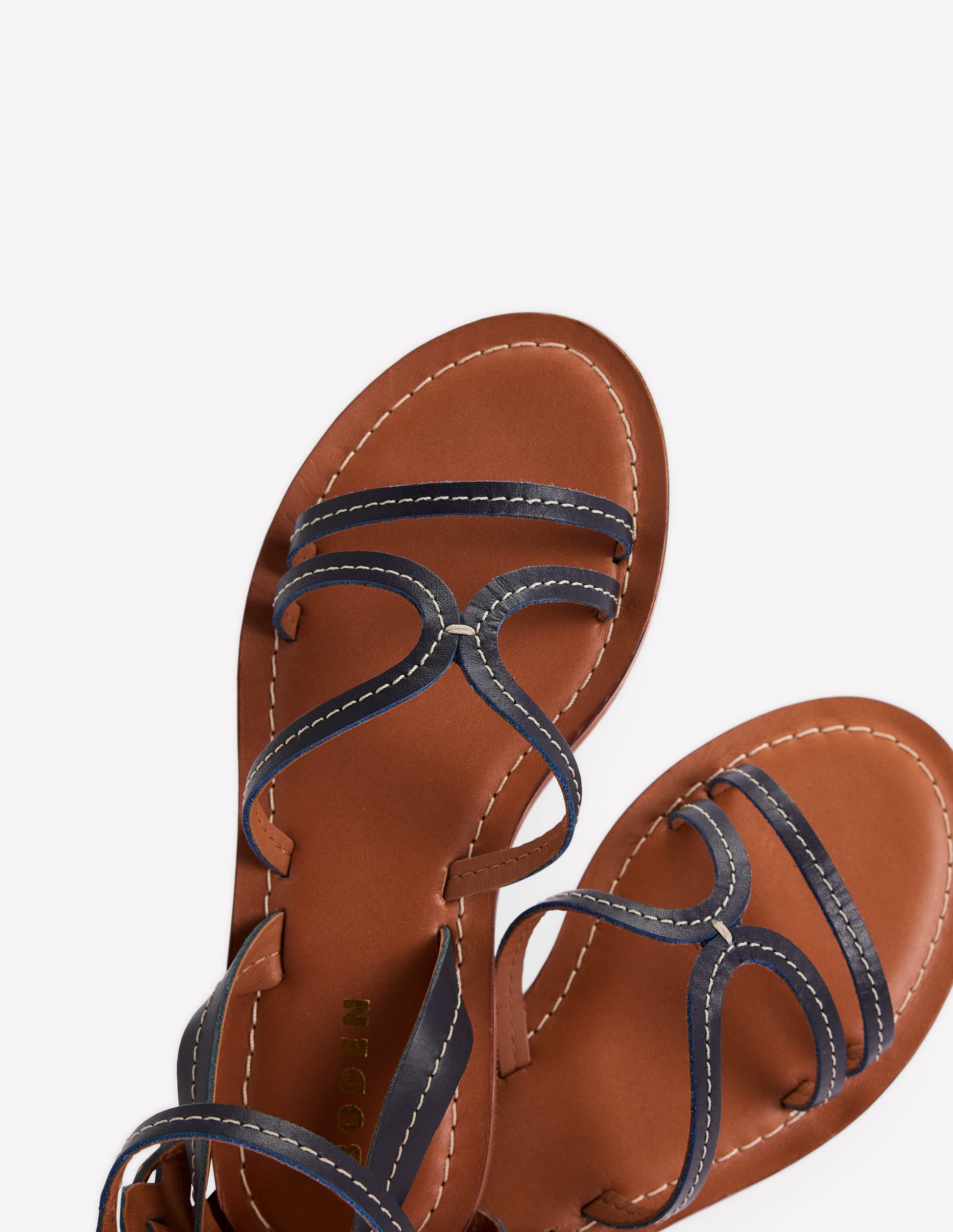 Casual Flat Sandal-Navy Boden UK - Main Image
