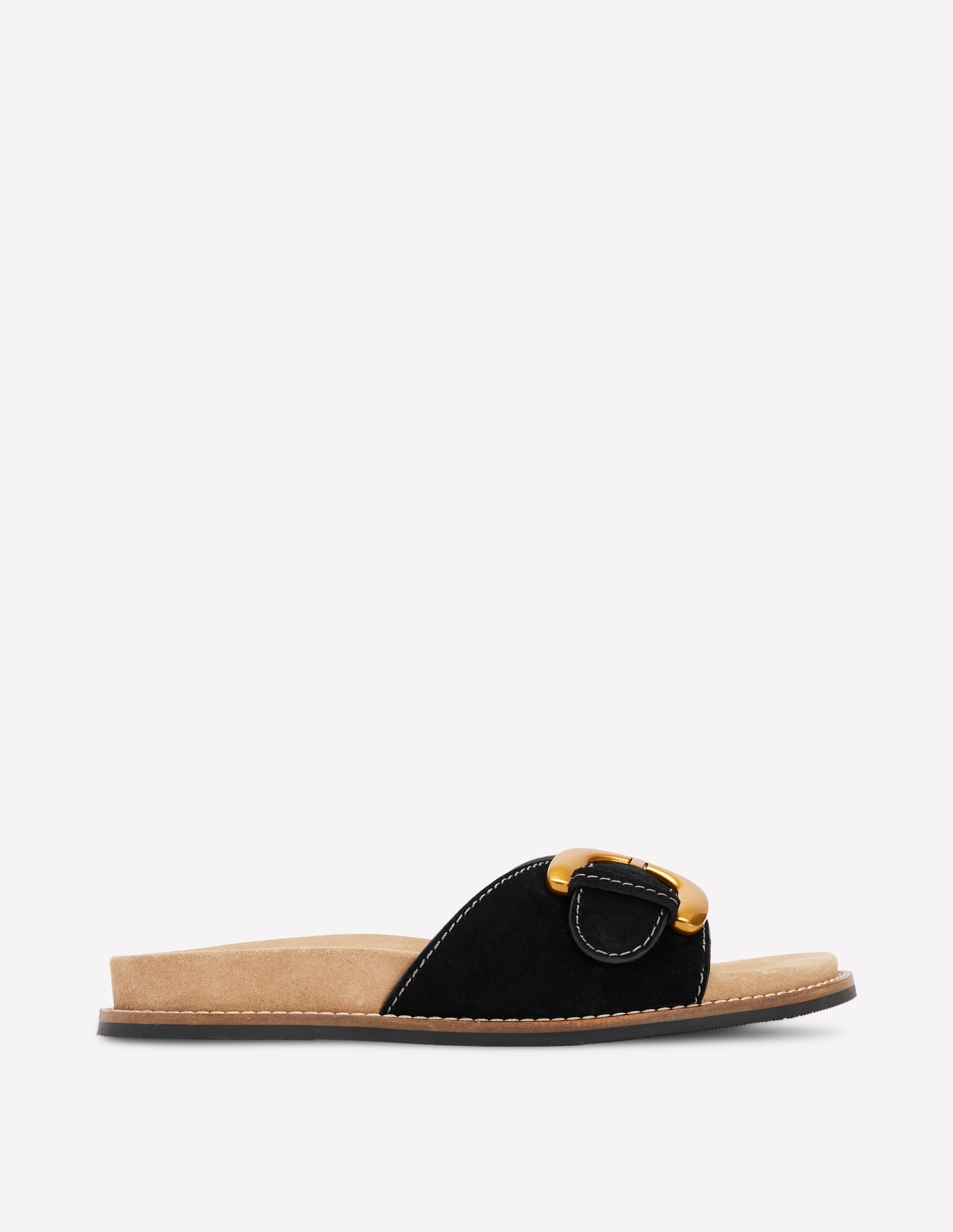 Hardware Mule Sandal-Black - Image 1