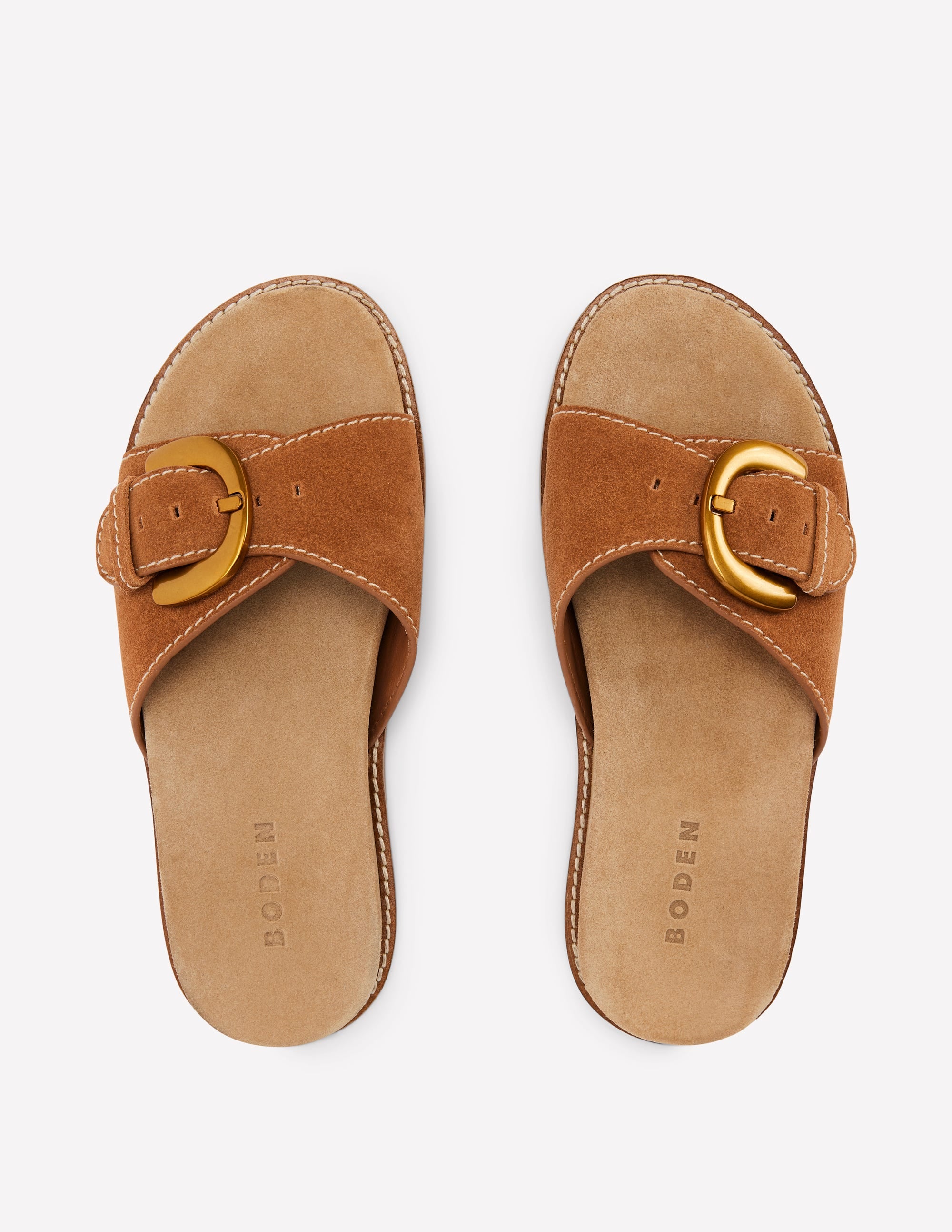 Hardware Mule Sandal-Tan - Image 5