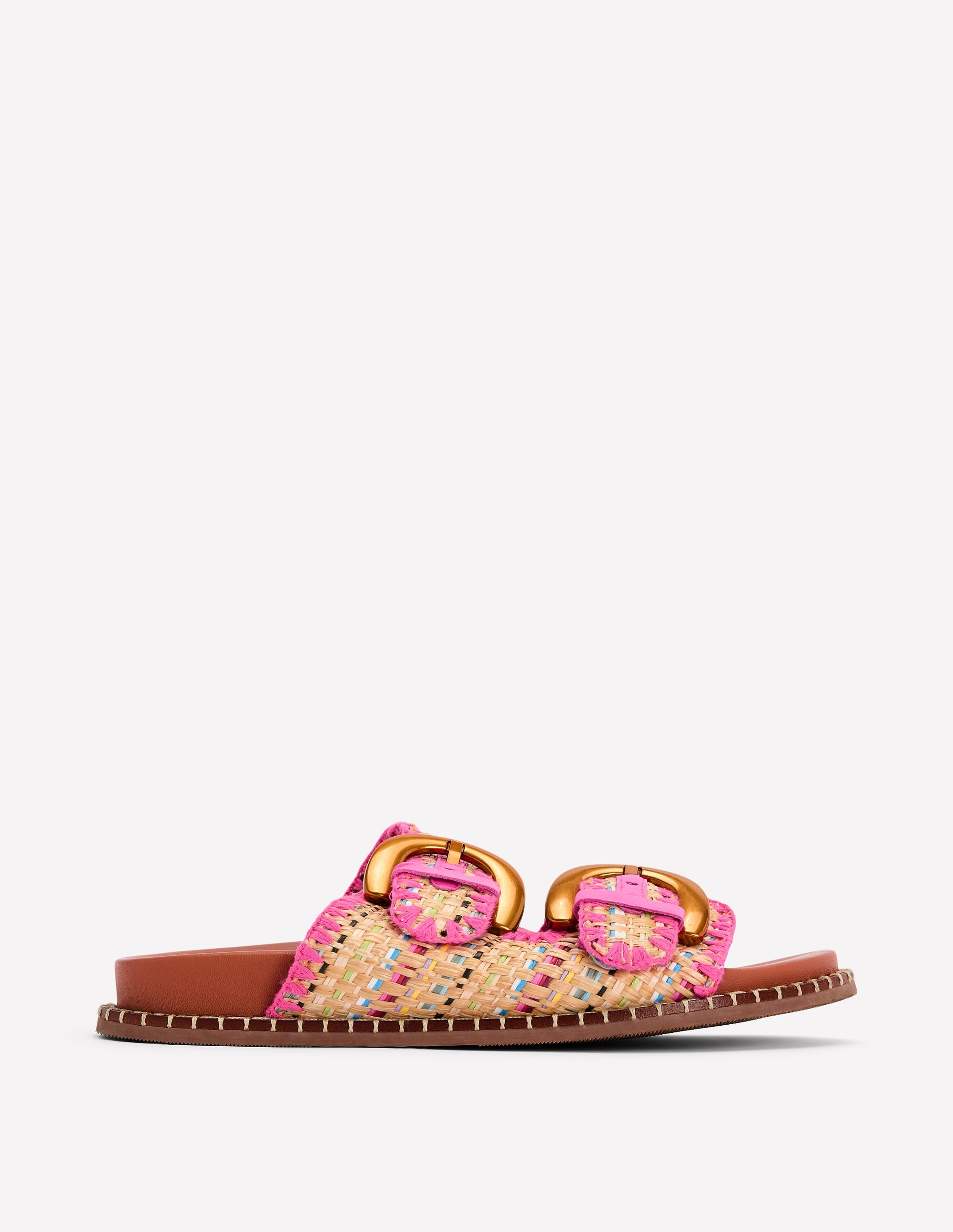 Alberta Footbed Sandals-Natural/Multi - Image 1