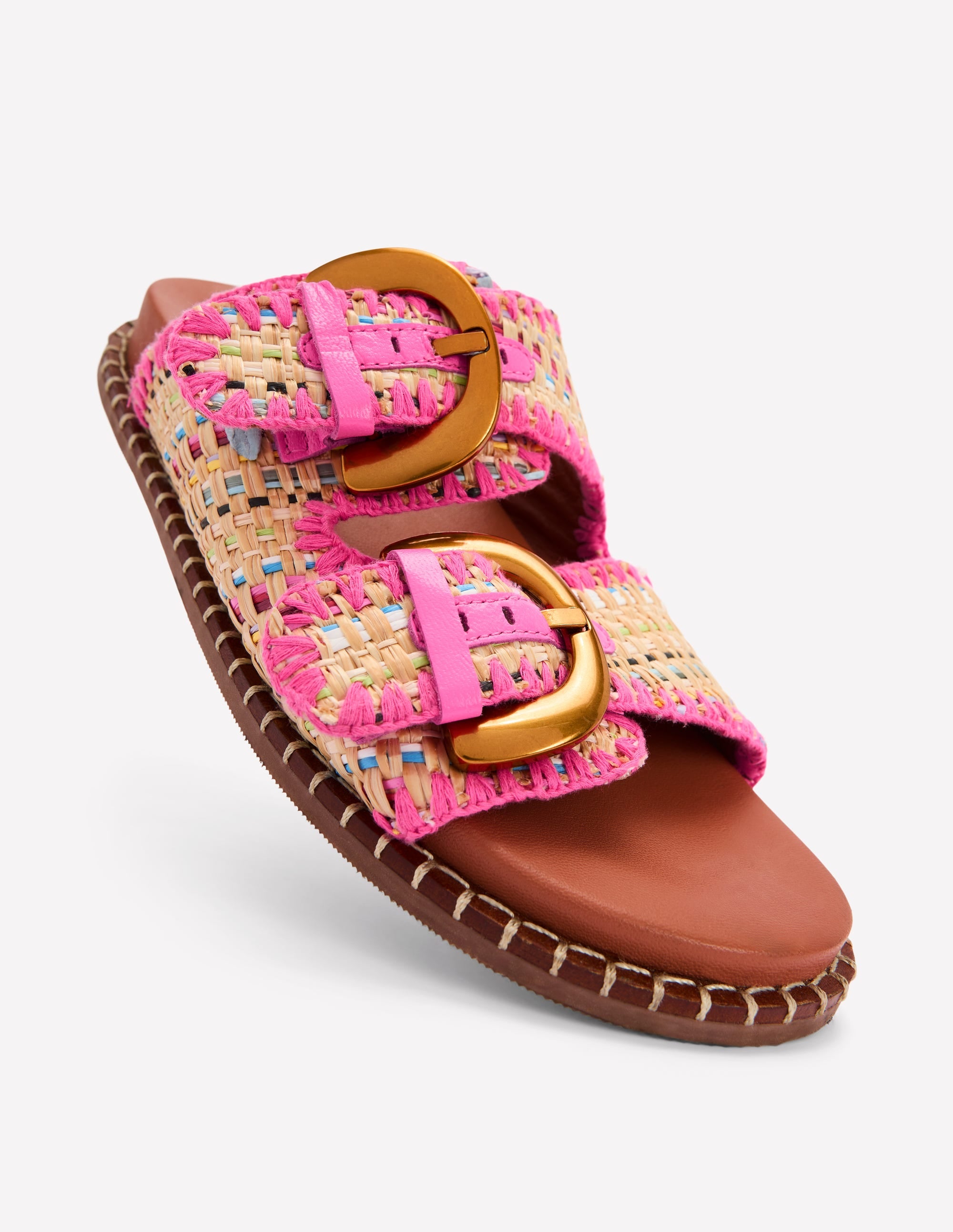 Alberta Footbed Sandals-Natural/Multi - Image 4