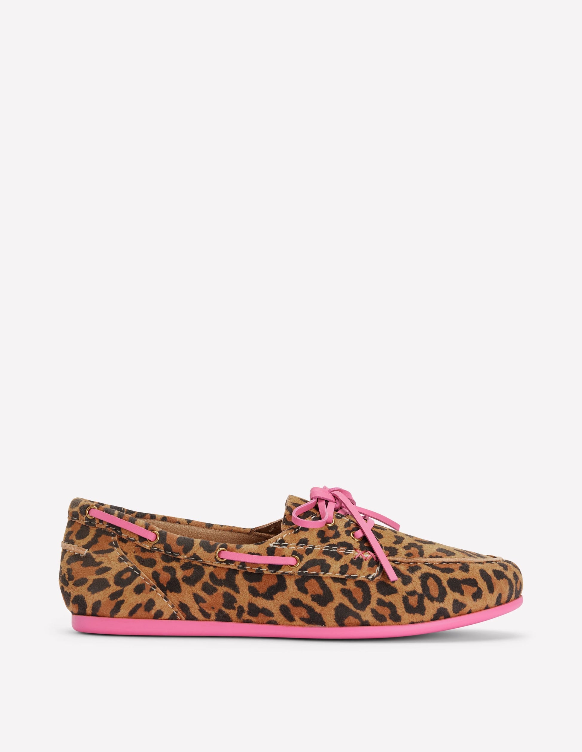 Boat Shoes-Leopard Boden UK - Main Image