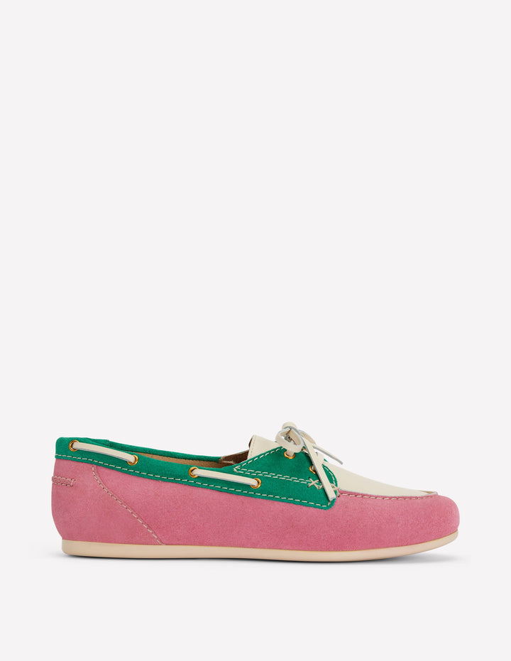 Boat Shoes-Pink Rose