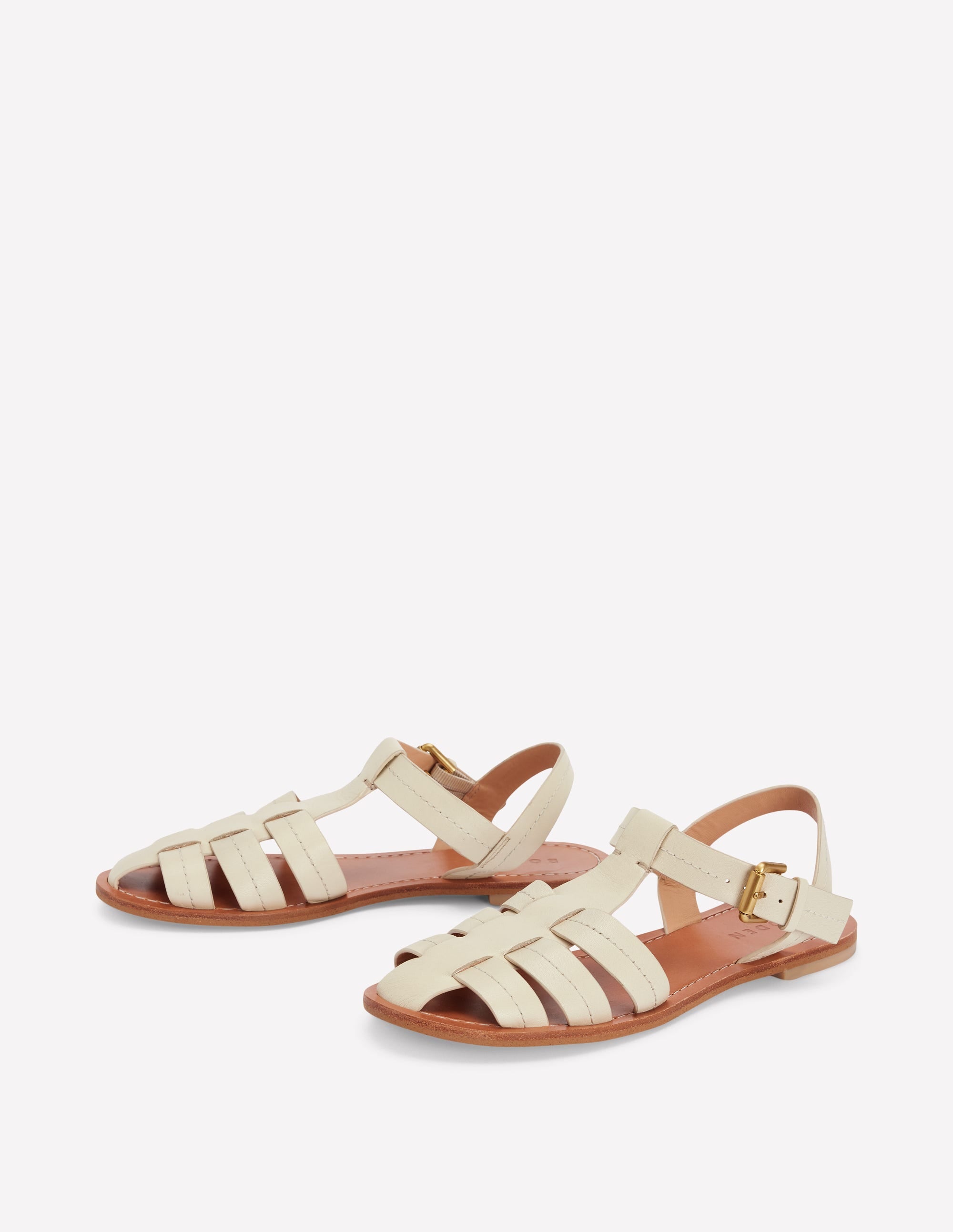 Fisherman Flat Sandals-Ecru - Image 3