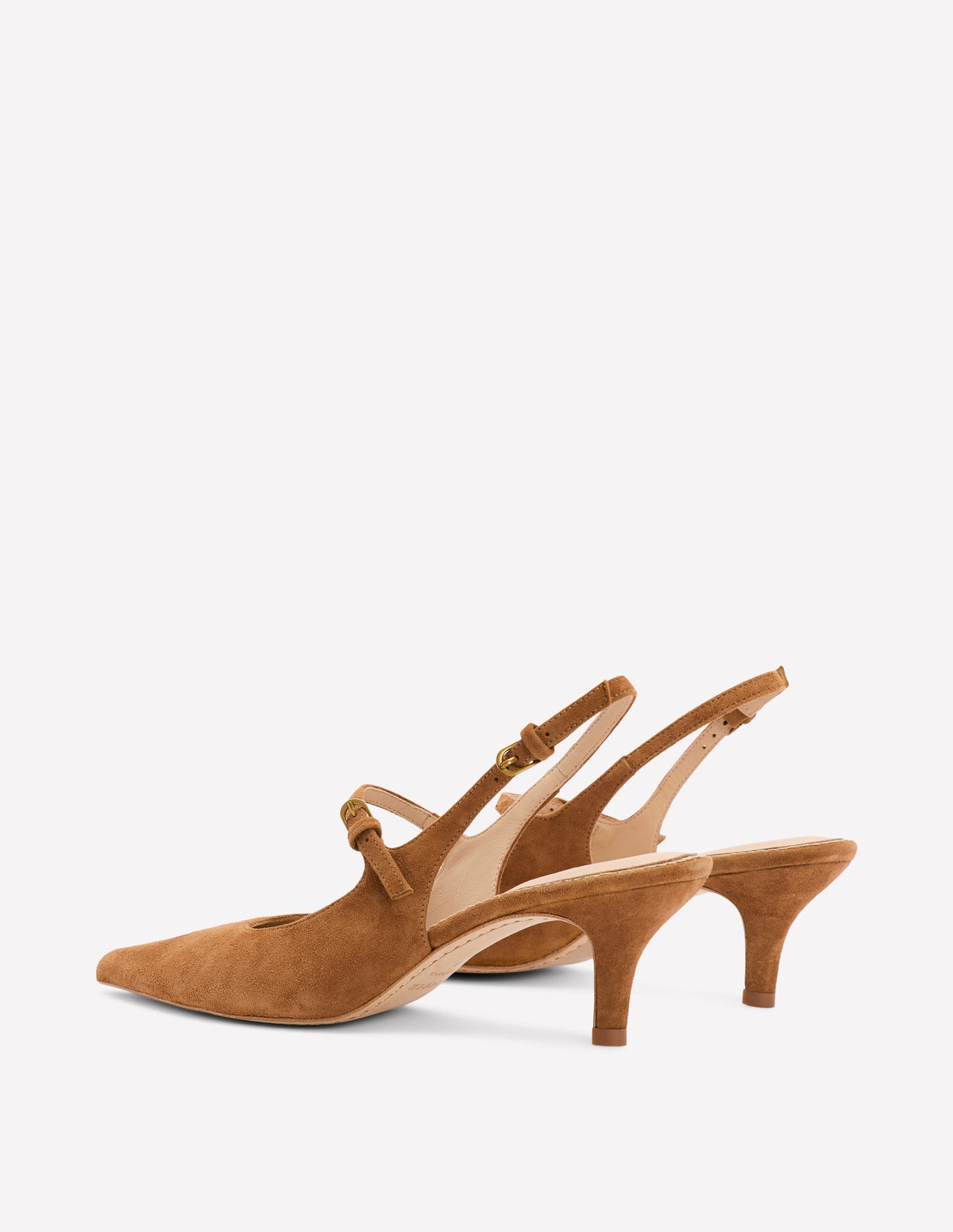 Mary Jane Slingback Heel-Tan - Image 4