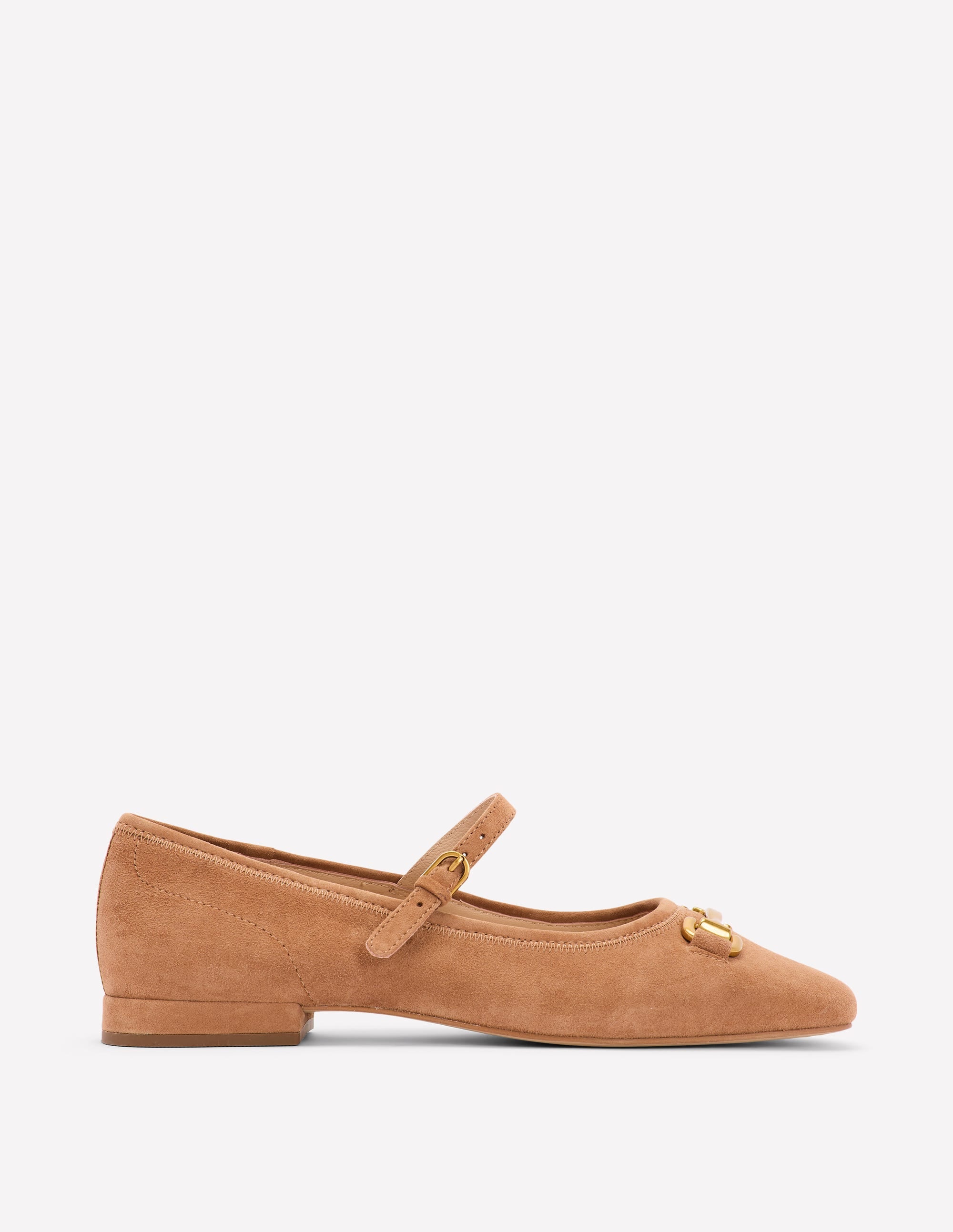 Iris Snaffle Mary Jane Flats-Ginger Snap - Image 1