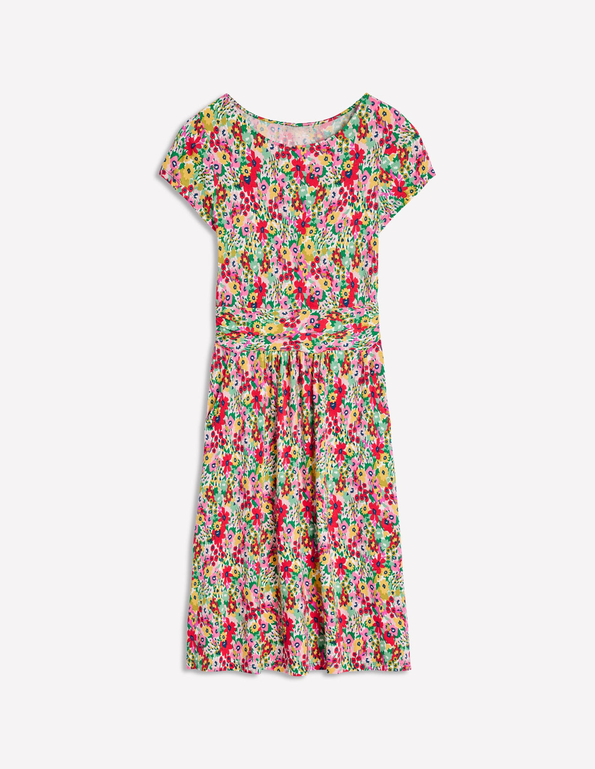 Amelie Jersey Dress-Multi, Wildflower Garden - Image 5