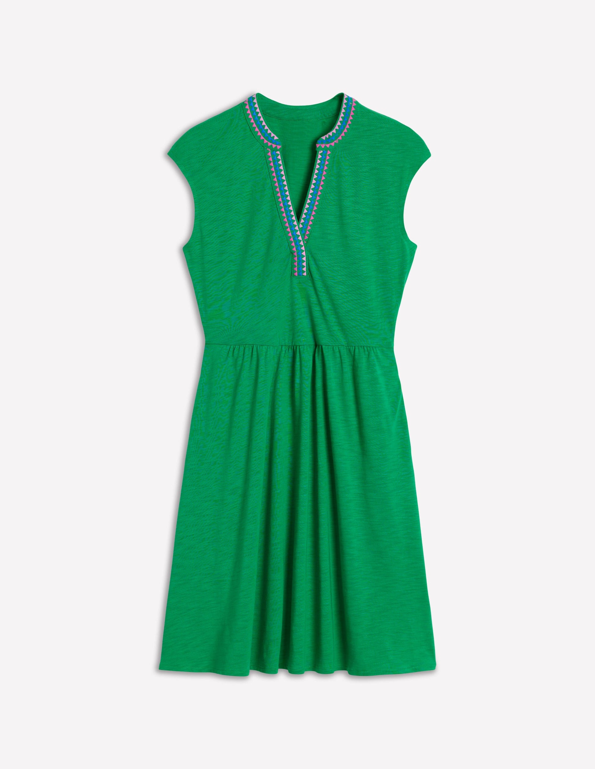 Chloe Embroidered Short Dress-Rich Emerald | Boden AU Chloe Embroidered Short Dress-Rich Emerald | Boden AU