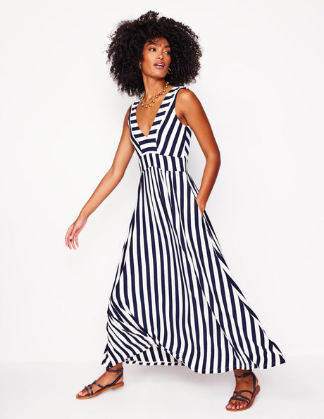 Mangano Maxi Jupe Long Volants Coton Noir