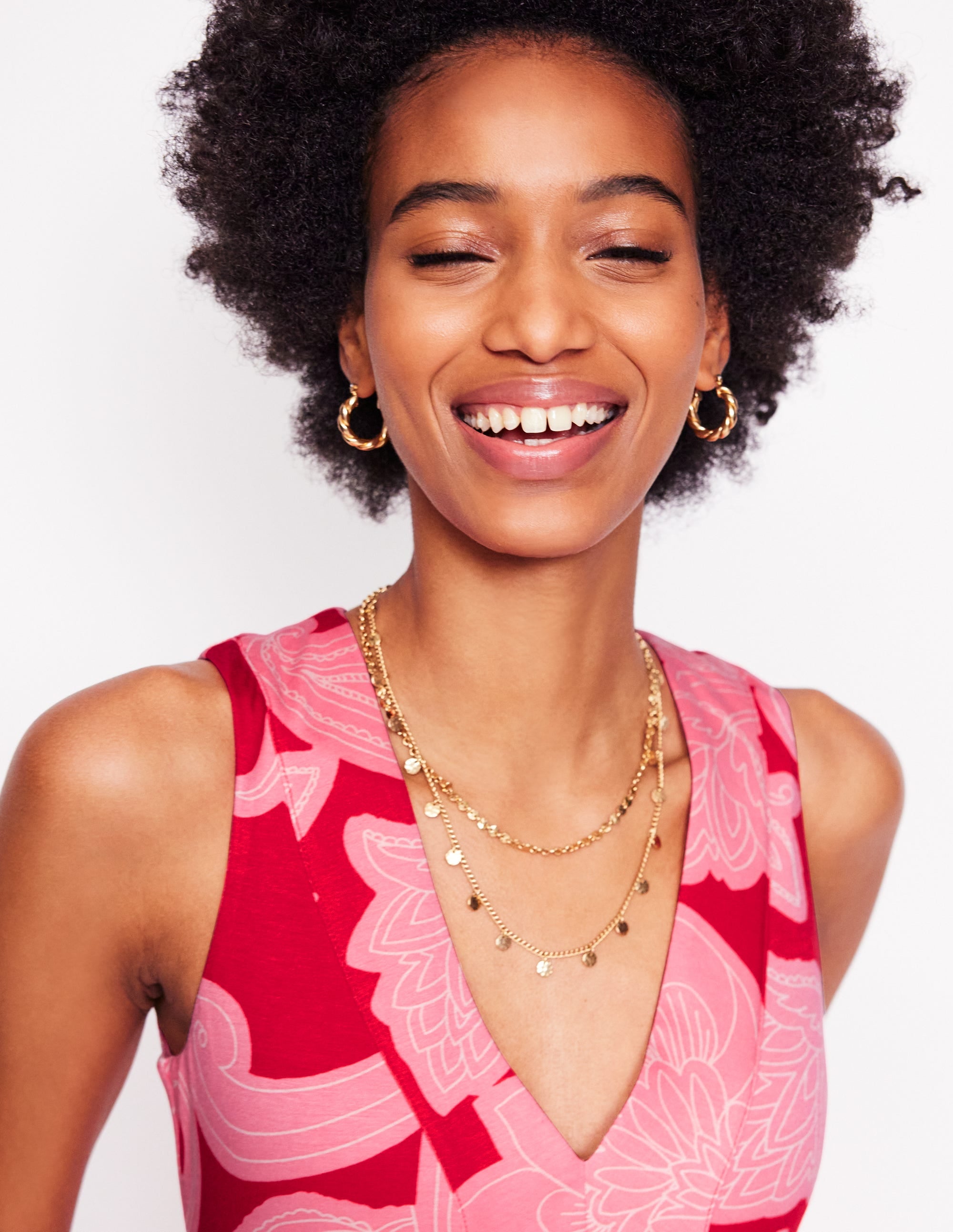 Olympia Jersey Maxi Dress-Poppy Red, Paisley Whirl - Image 2