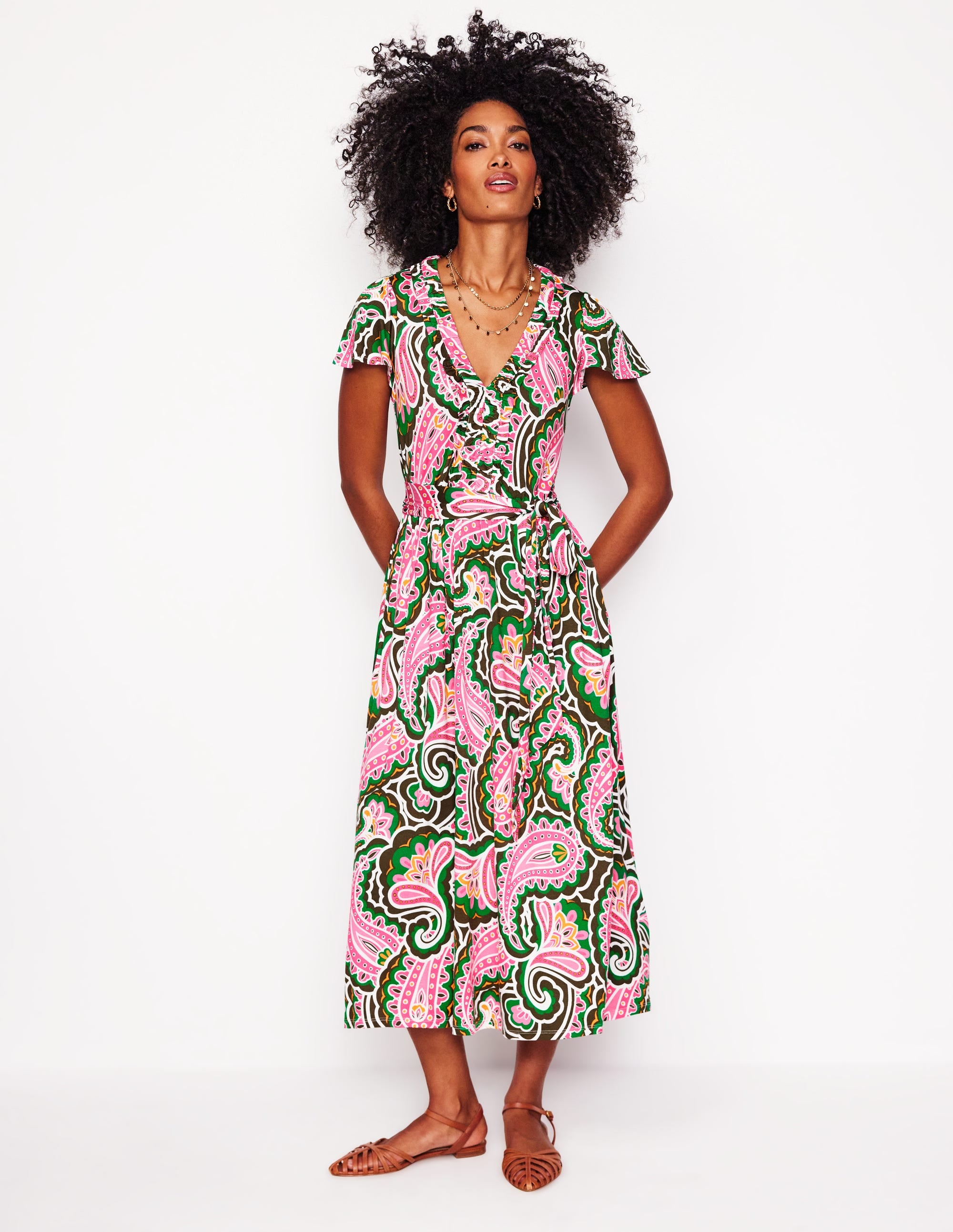 boden jersey midi tea dress Boden Women's Heidi Jersey Midi Tea Dress in Blue