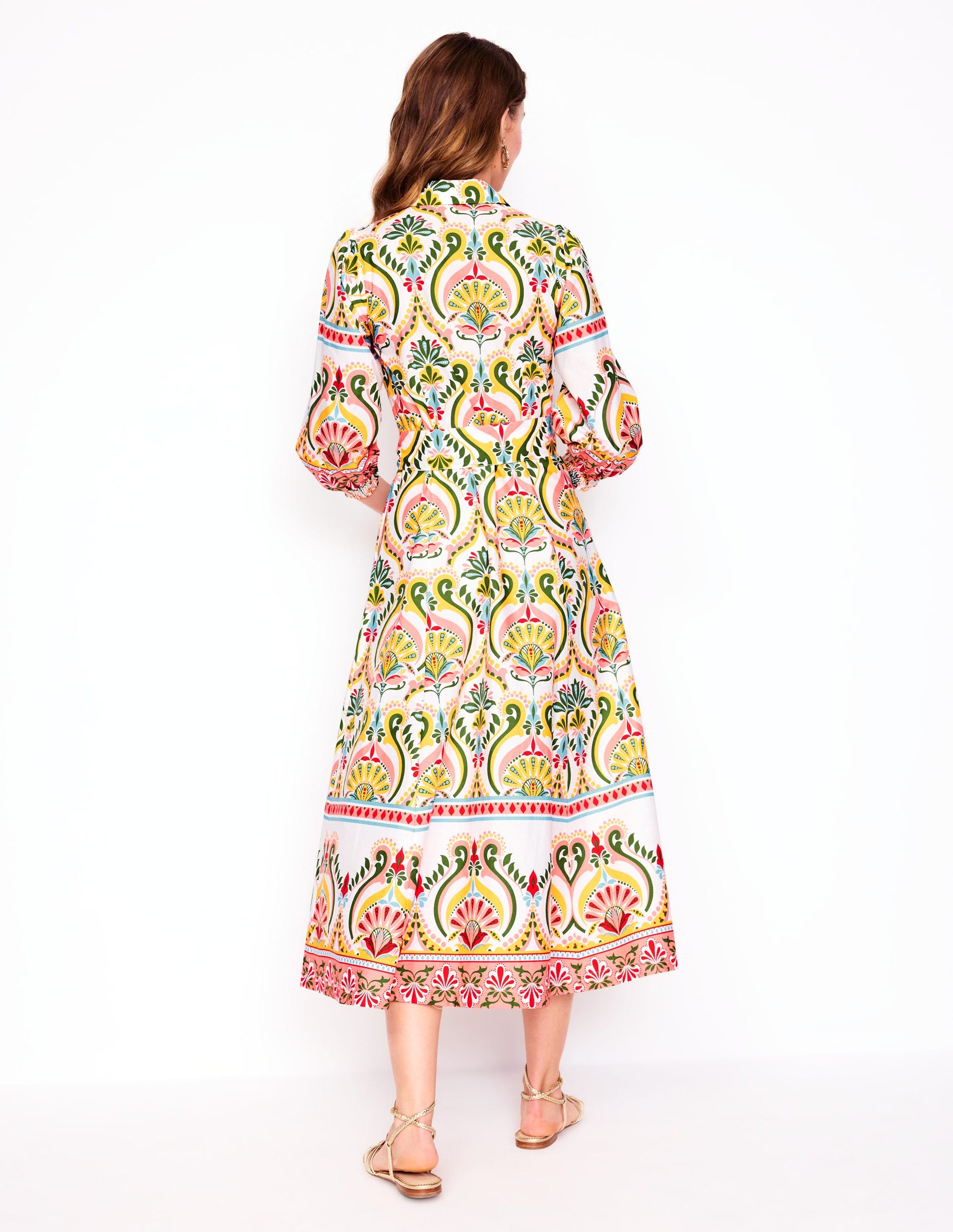 clara jersey dress boden Clara Linen Blend Shirt Dress - Multi, Tropical Bonanza