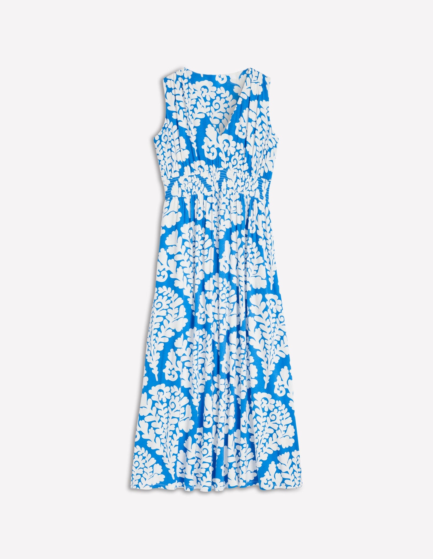 Paloma Jersey Maxi Dress-Cerulean Blue, Blossomy