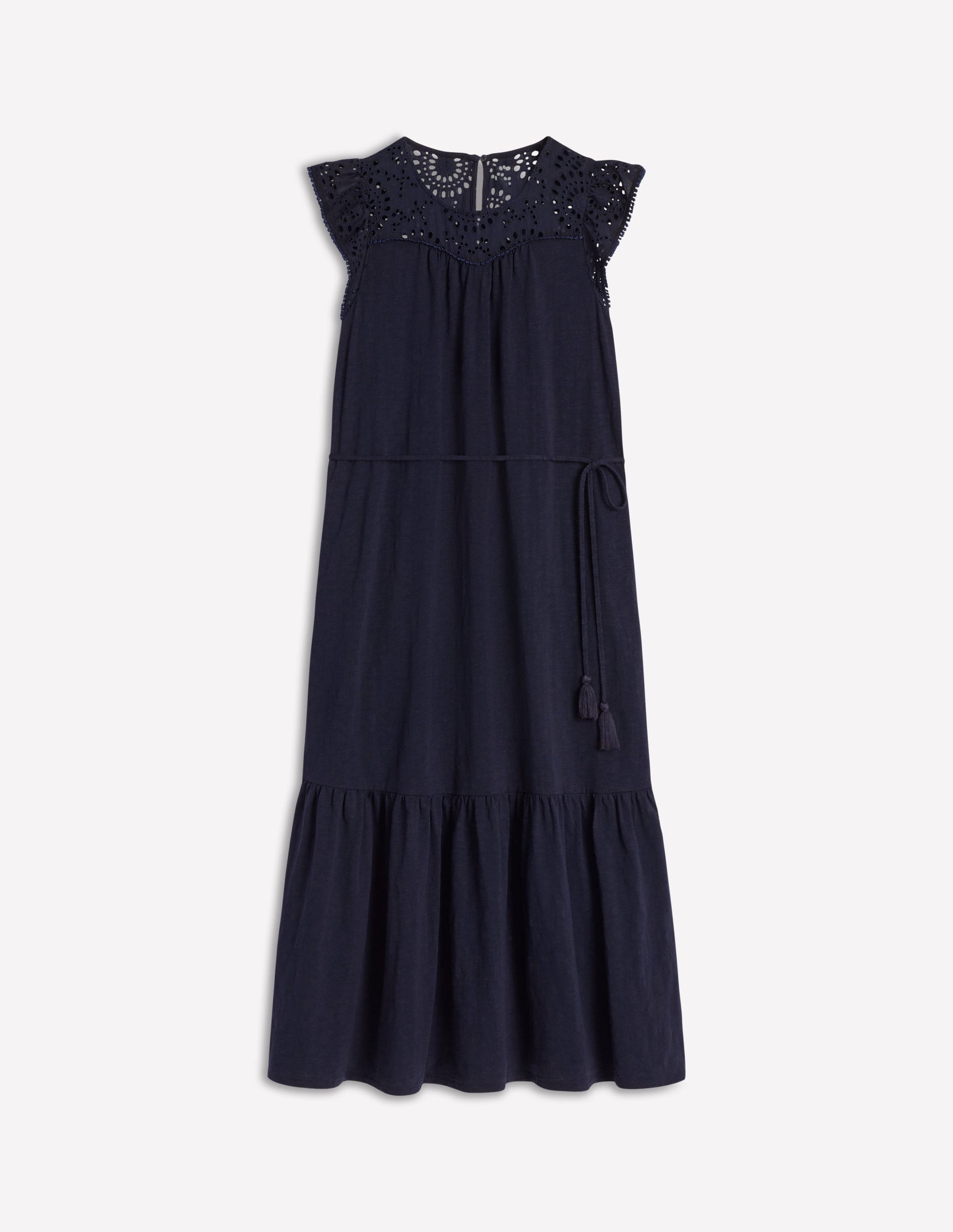 Juliet Broderie Midi Dress-Navy | Boden UK Juliet Broderie Midi Dress-Navy | Boden UK