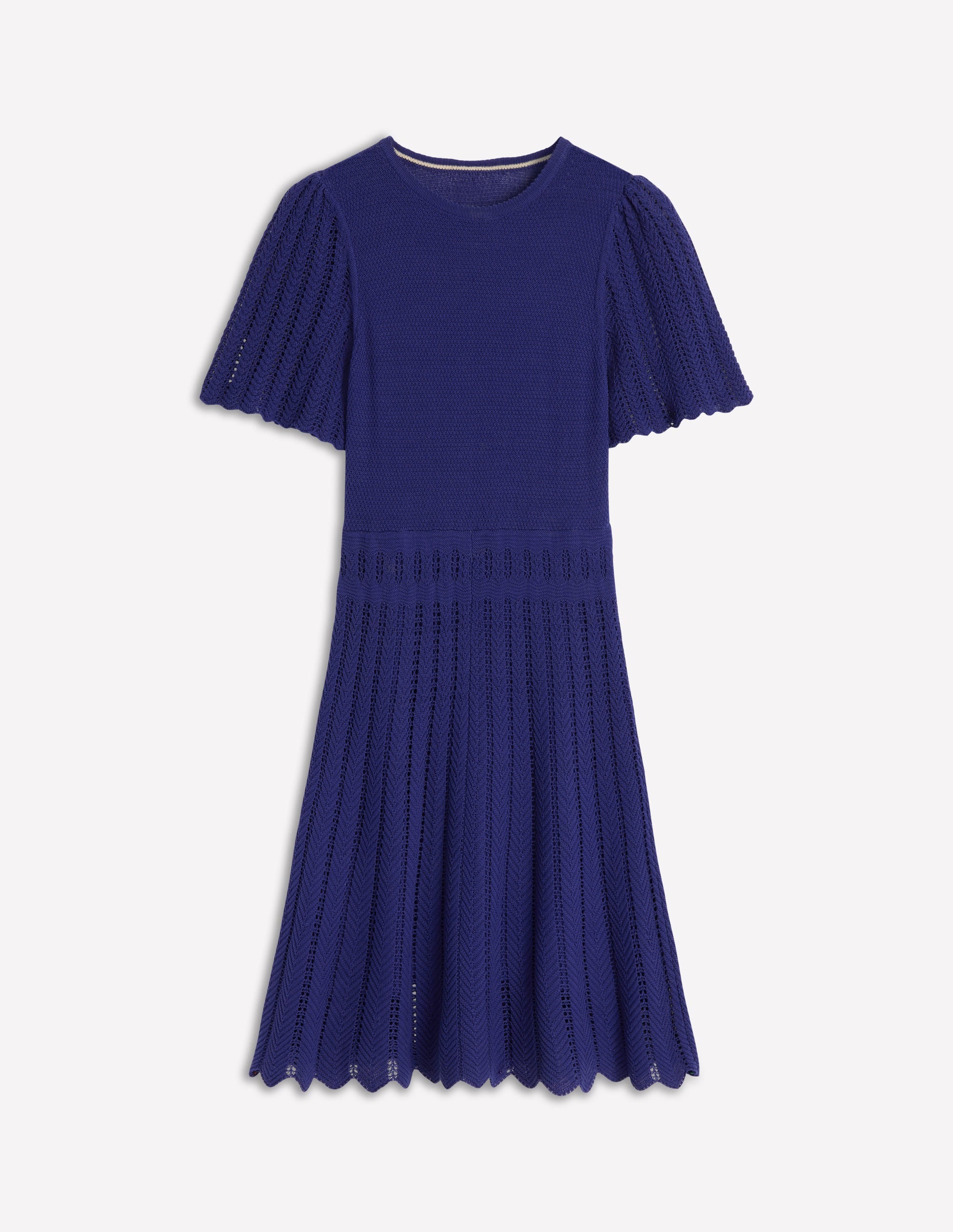 Cotton Stitch Crew Dress-Twilight Blue - Image 5