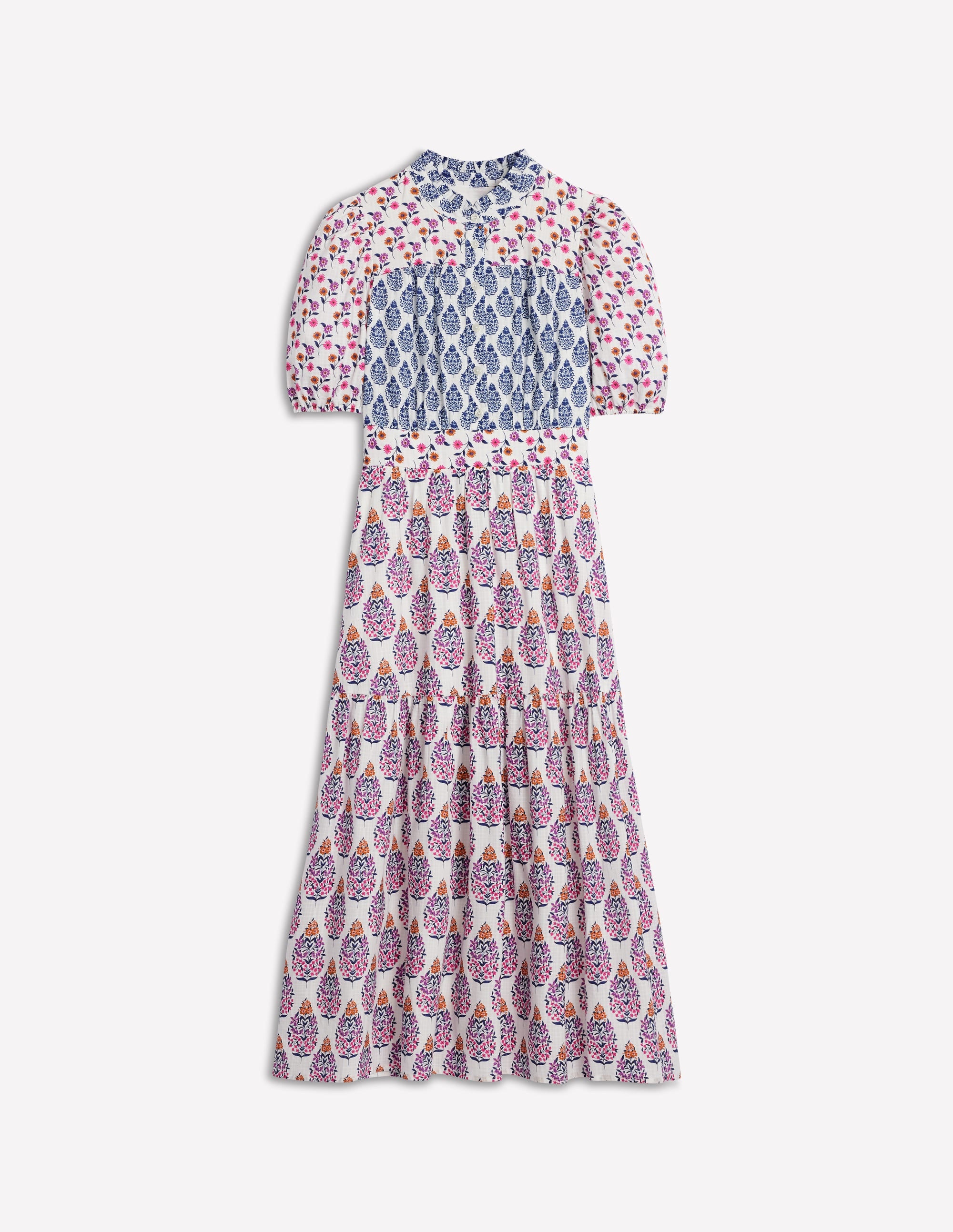 Beatrice Cotton Maxi Dress-Multi, Wildflower Bouquet - Image 8