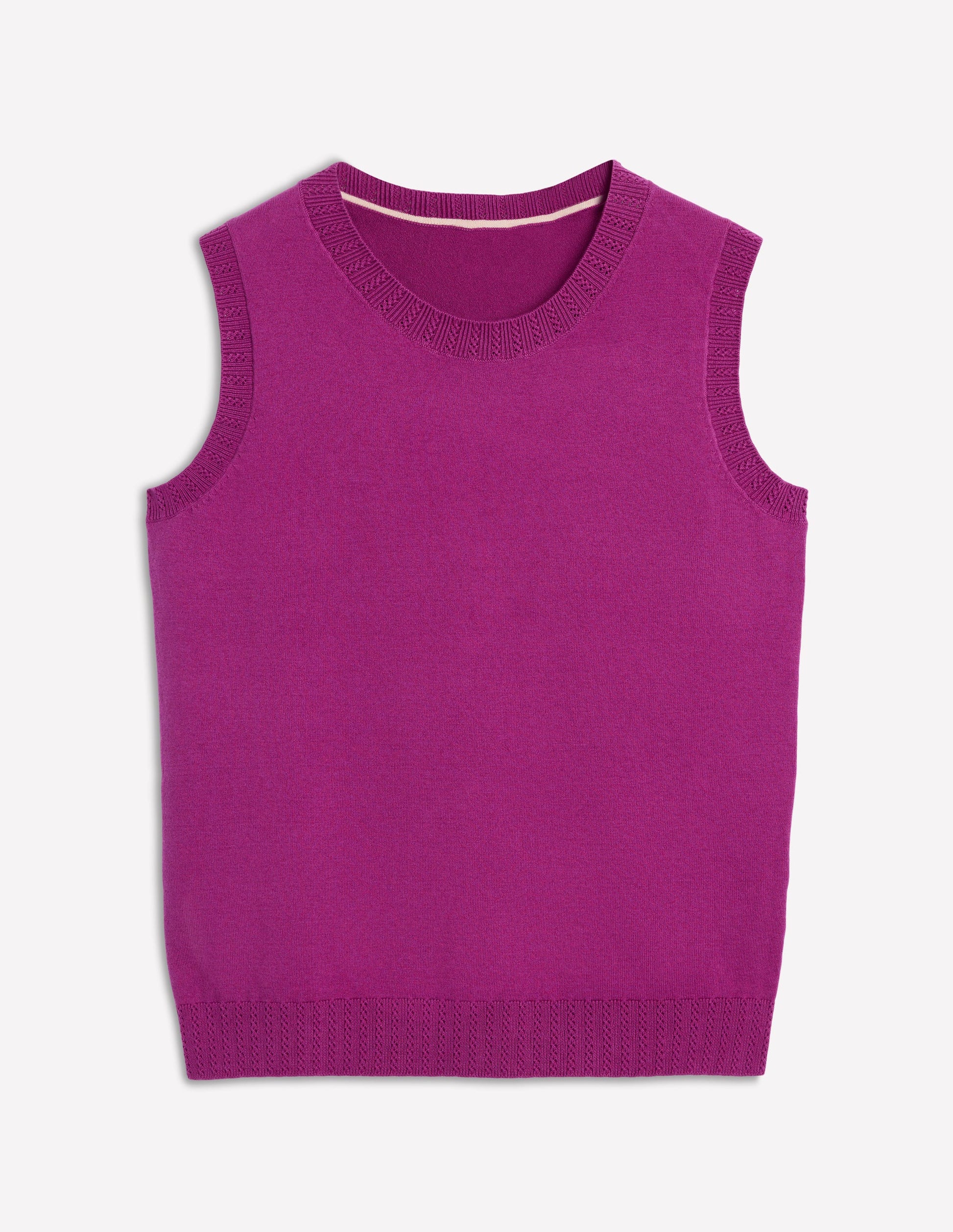 Emilia Cotton Crew Neck Tank-Regal Purple-5