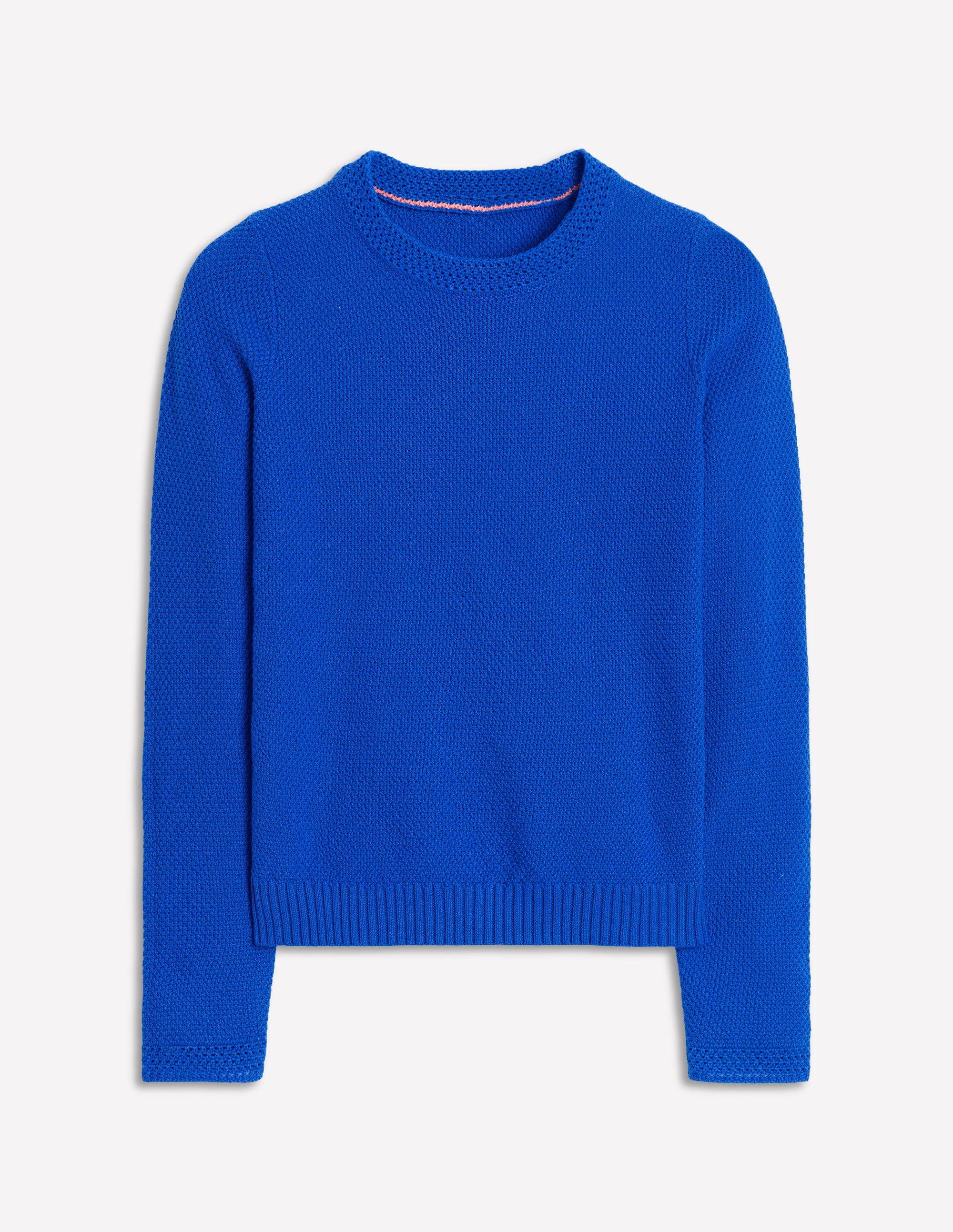 Callie Crochet Trim Jumper-Gallery Blue - Image 7