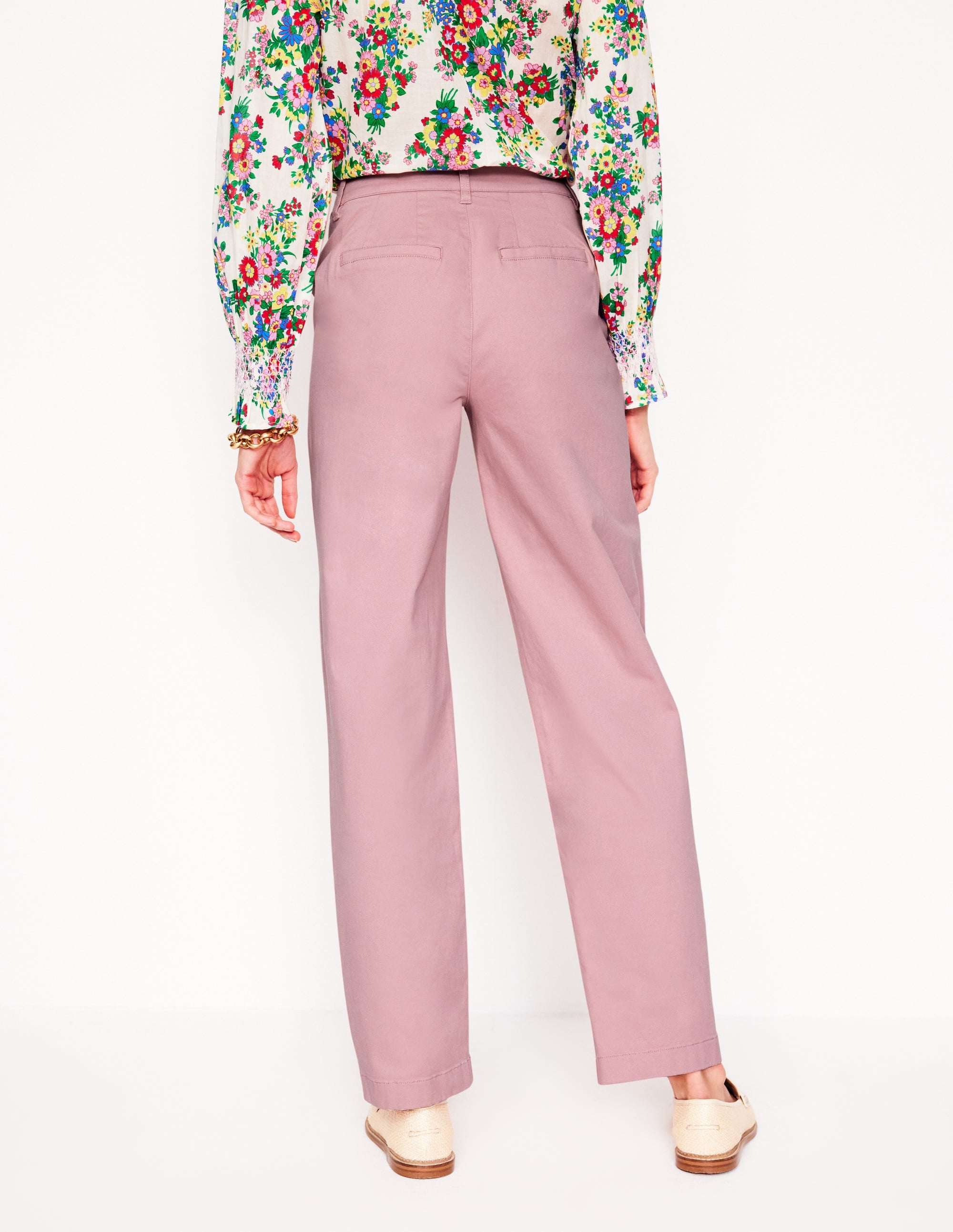 Barnsbury Chino Trousers-Almond Pink - Image 2