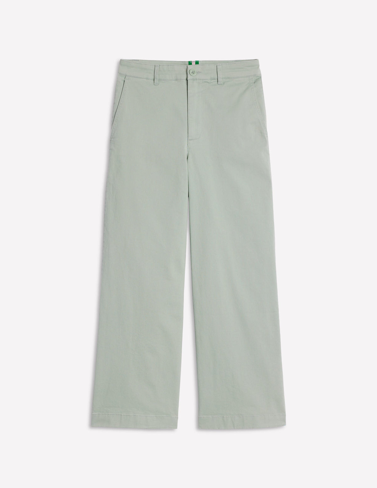 Barnsbury Crop Chino Trousers-Soft Jade - Image 6